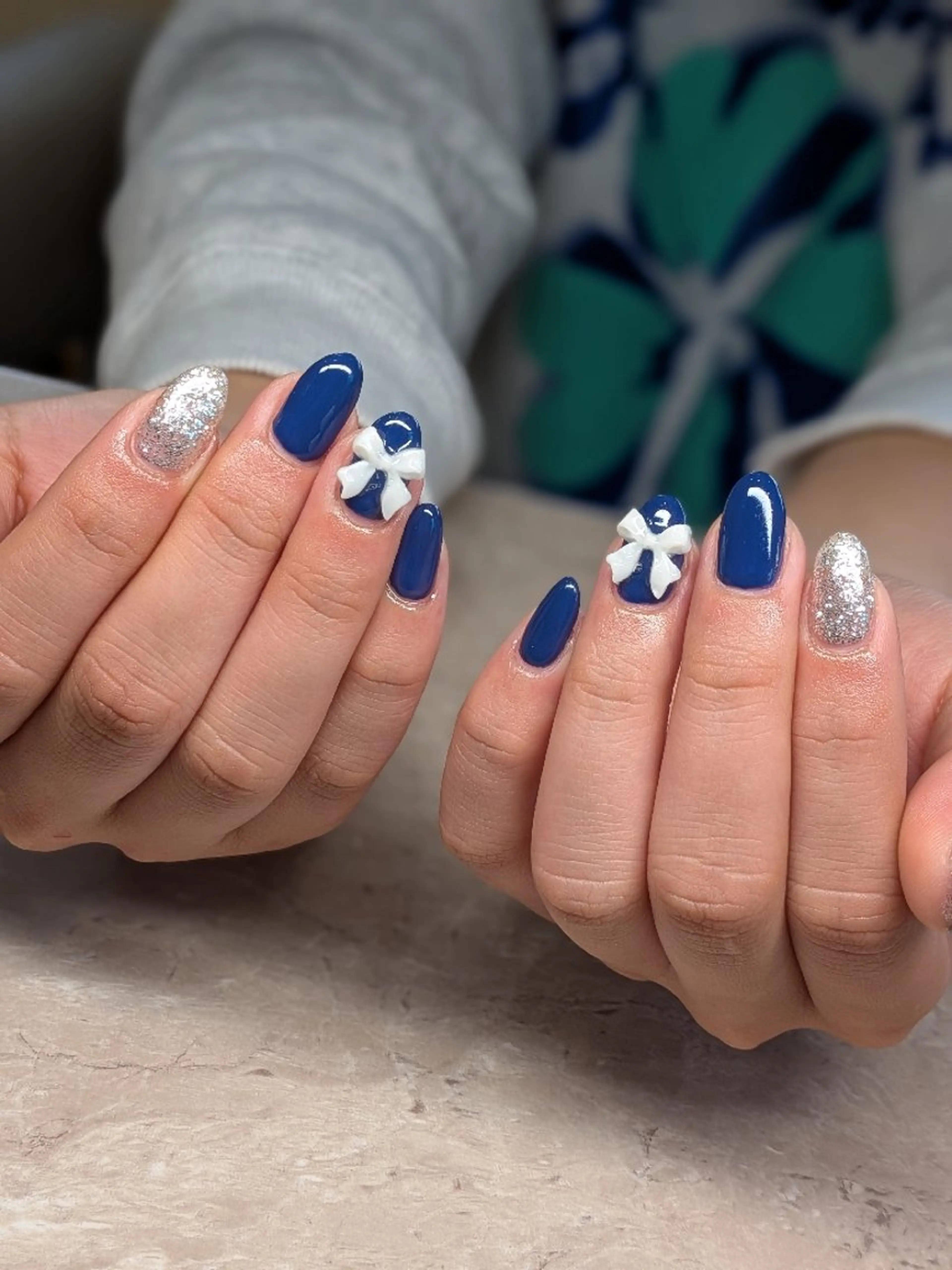 ネイル ラメ(グリッター) ワンカラーネイル 8andyu nail♡のネイルデザイン