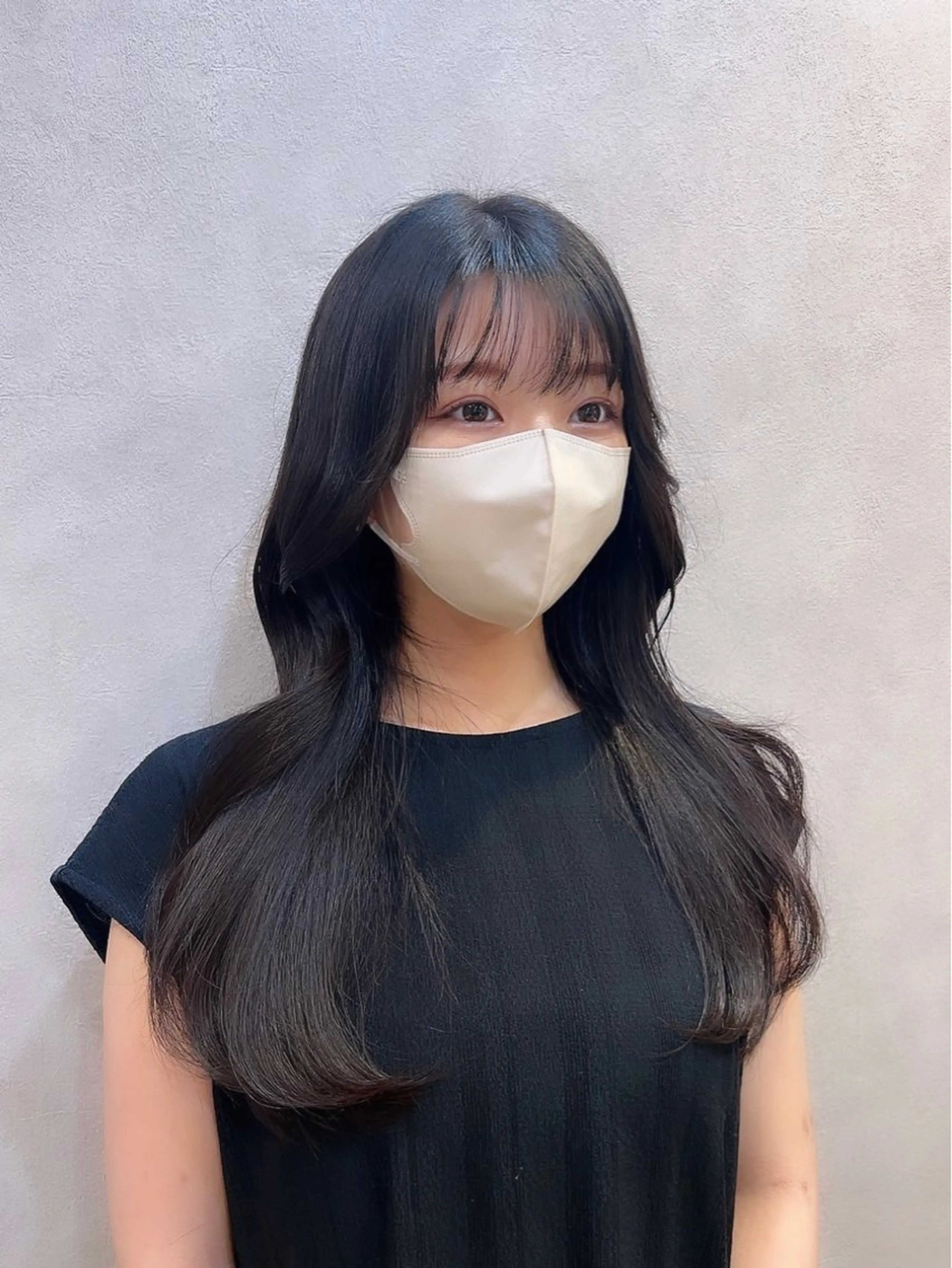 ロング カラー ヘアアレンジ アッシュ 透明感カラー グレージュ ヨシンモリ 韓国風ヘア 🩷韓国ヘア/ヨシン モリ🩷Maikaのヘアスタイル