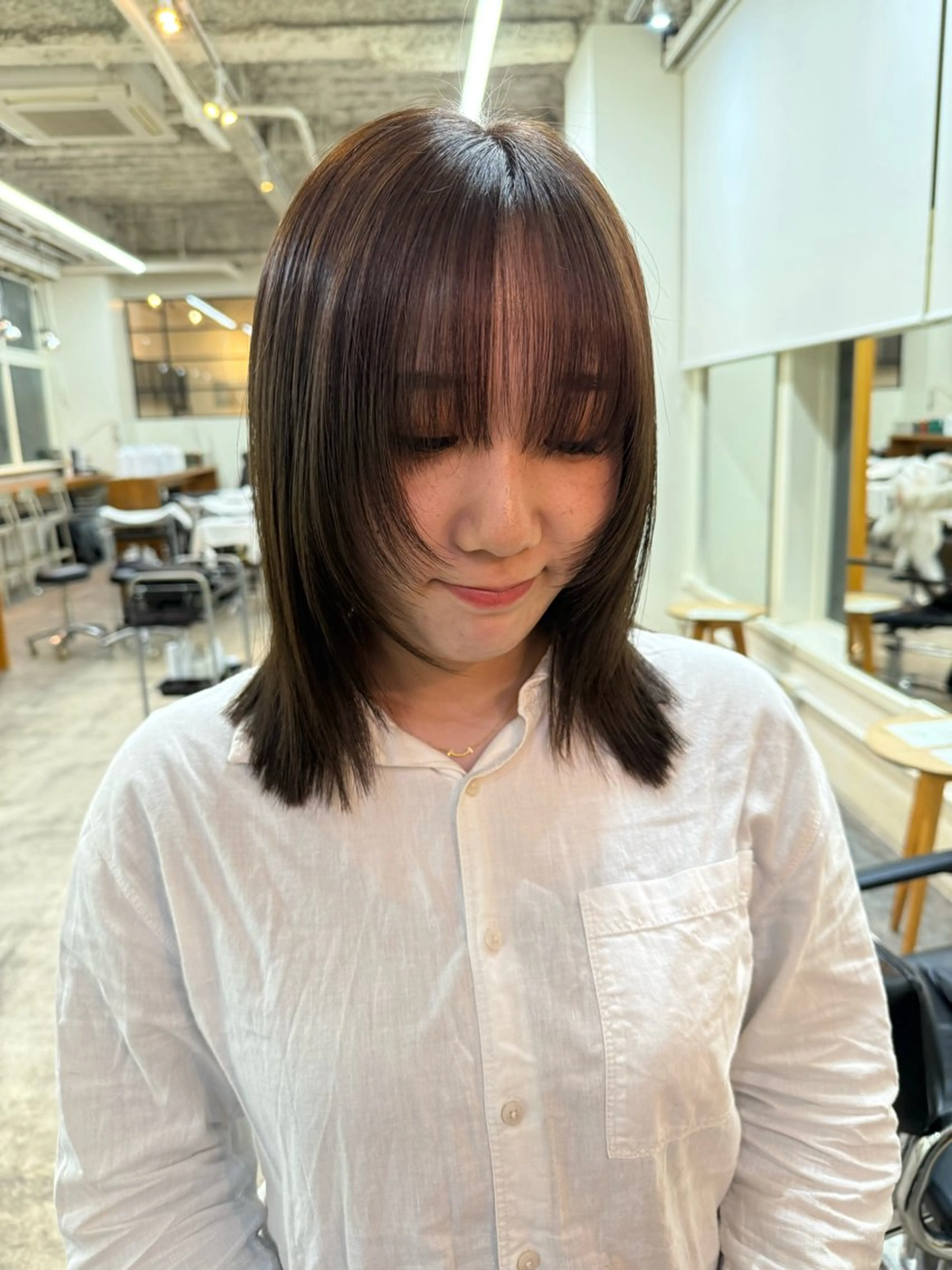 ミディアム カット MION✂️ 似合わせカットのヘアスタイル