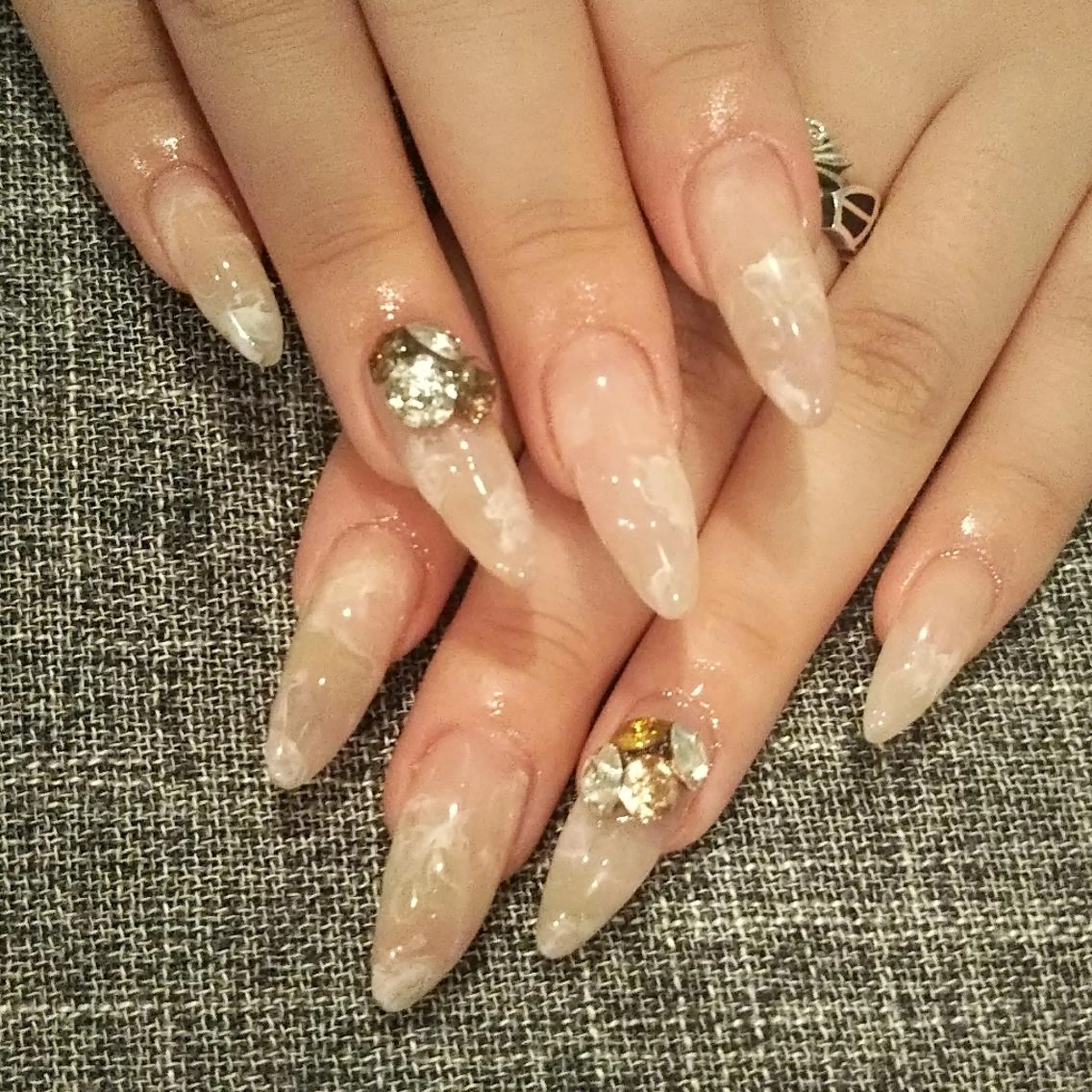 ネイル 長さ出し ハンドネイル private salon mieのネイルデザイン