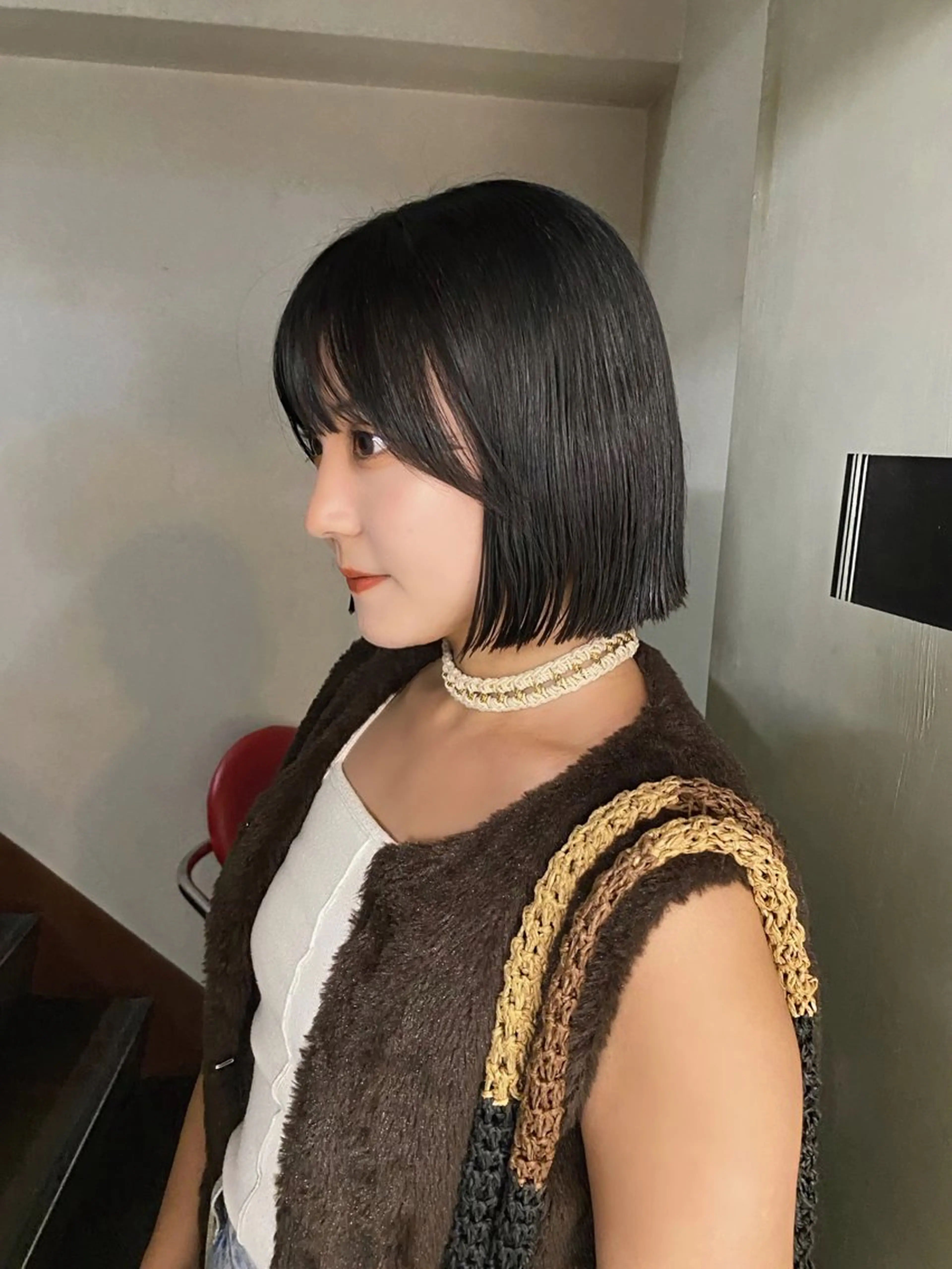 ミディアム カラー 繭所属・こはる／ハードパーマ /癖毛風パーマ🧃のヘアスタイル