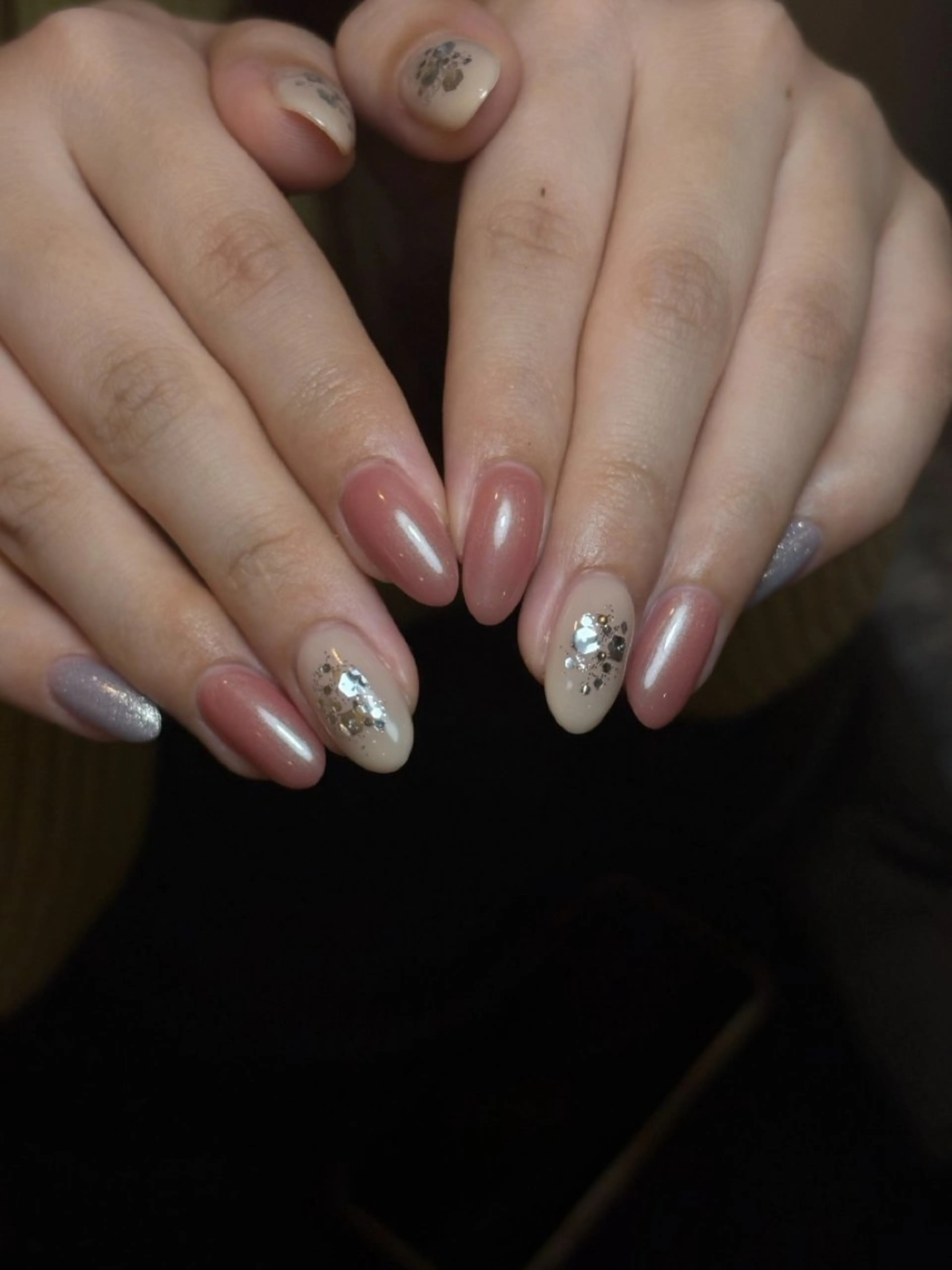 ネイル 長さ出し ジェルネイル 韓国ネイル マグネットネイル 持ち込み ハンドネイル D.d nail Tokoのネイルデザイン