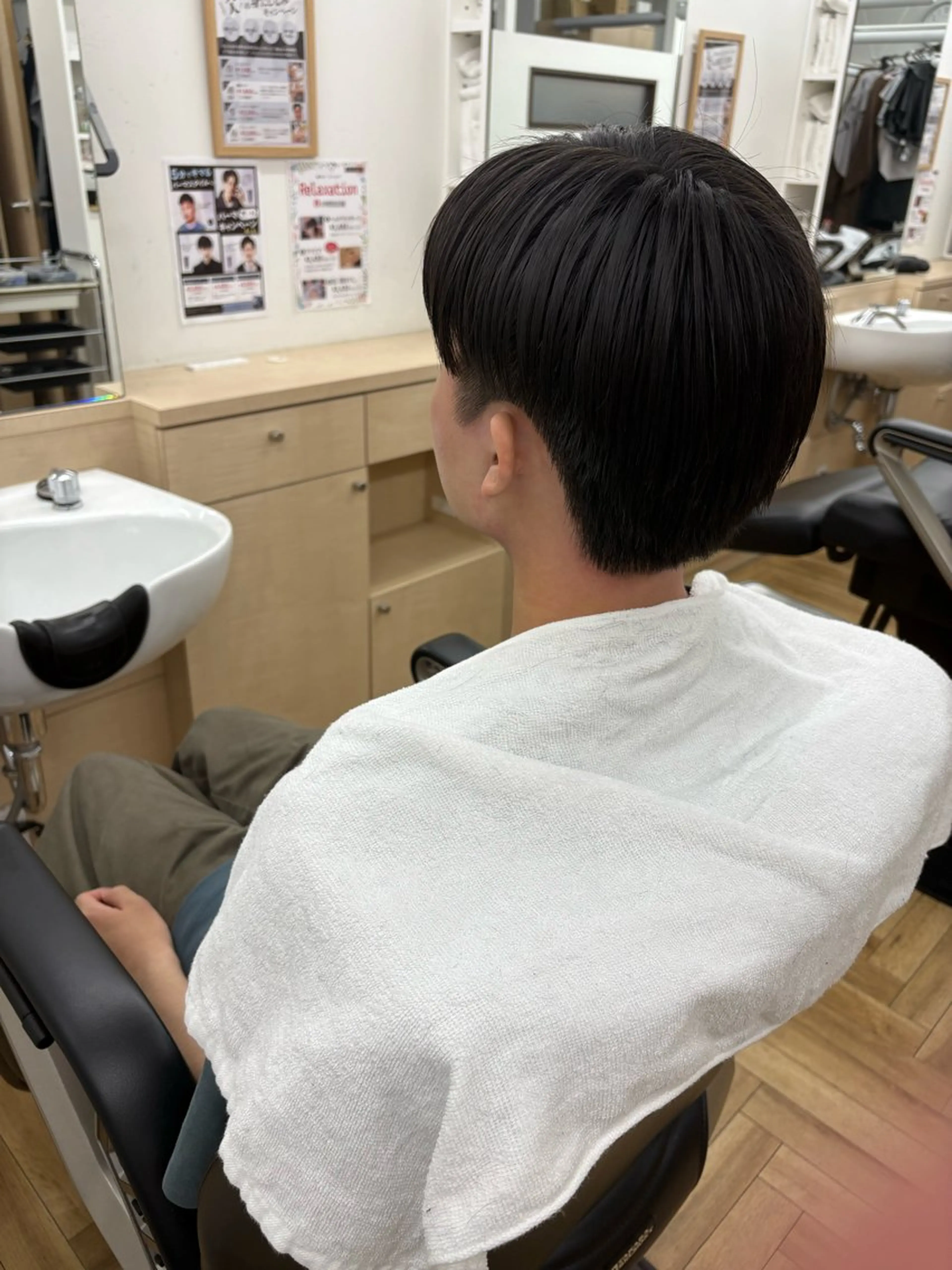 ミディアム 松並 一波のヘアスタイル