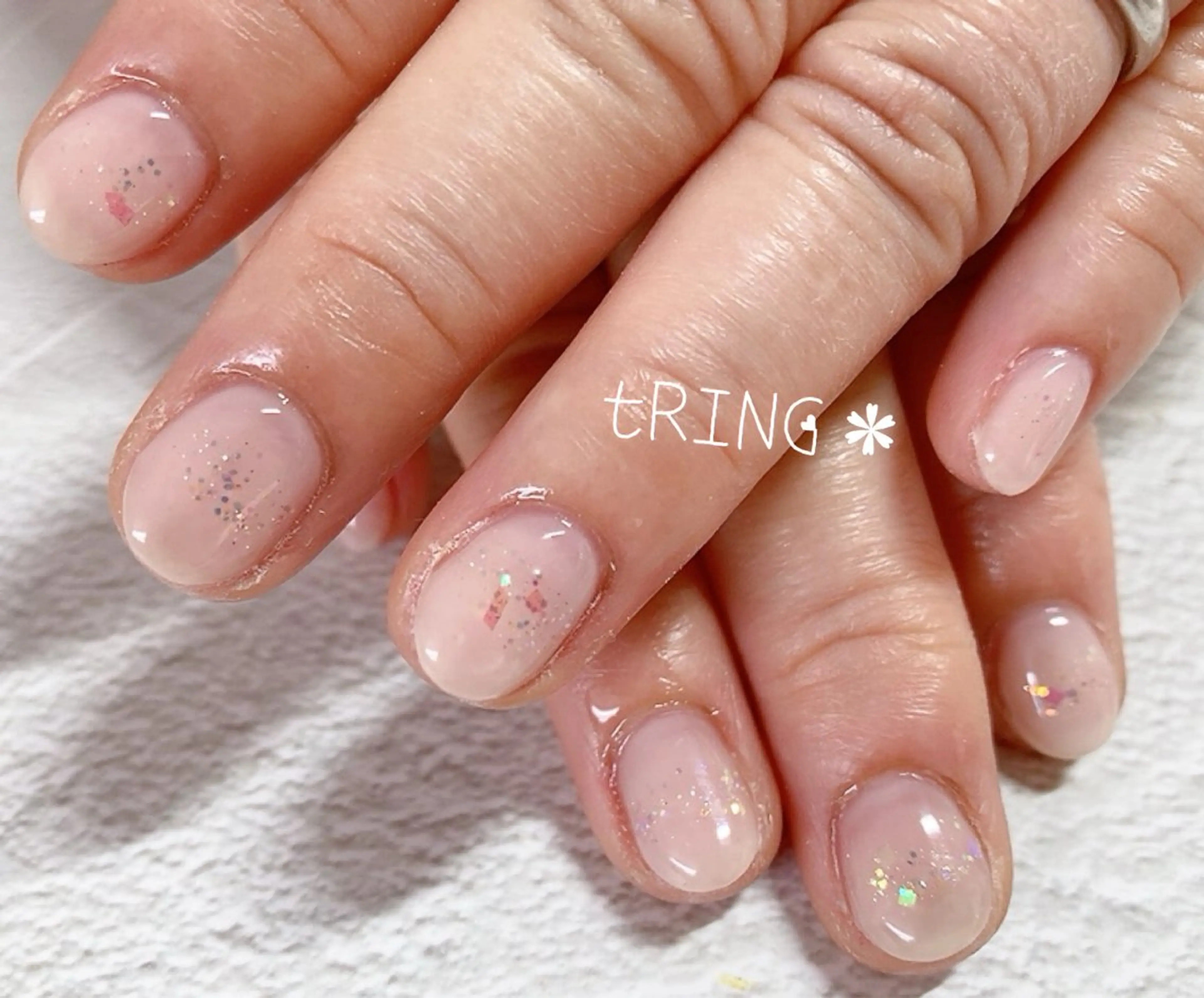 ネイル ハンドネイル tRING＊ しいの木台のネイルデザイン