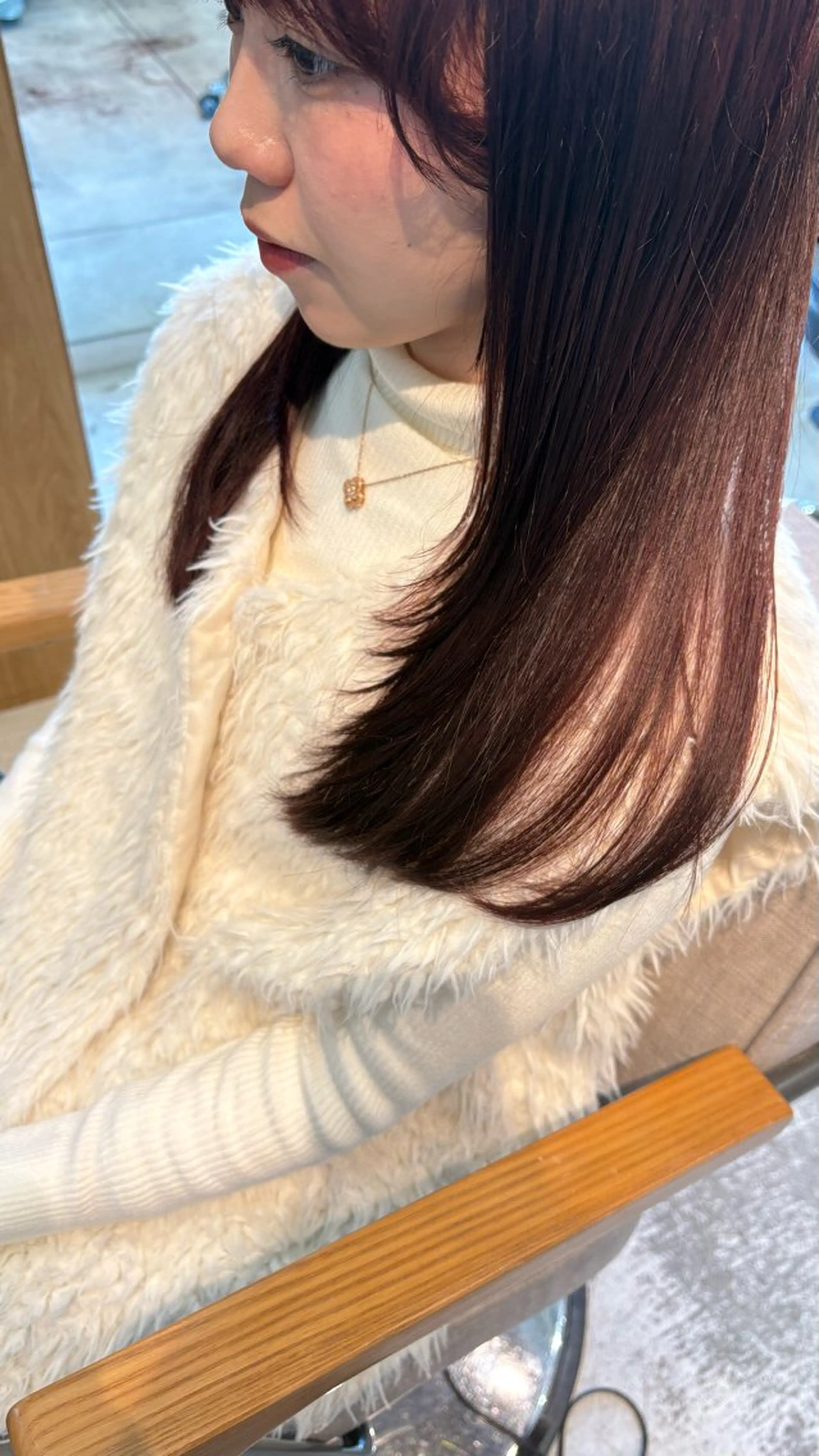 ロング カラー ブラウンカラー ピンクカラー ピンクブラウン レイヤーカット カット ヘアカラー トリートメント 🎀透明感ナチュラル ガーリー🎀yuhiのヘアスタイル