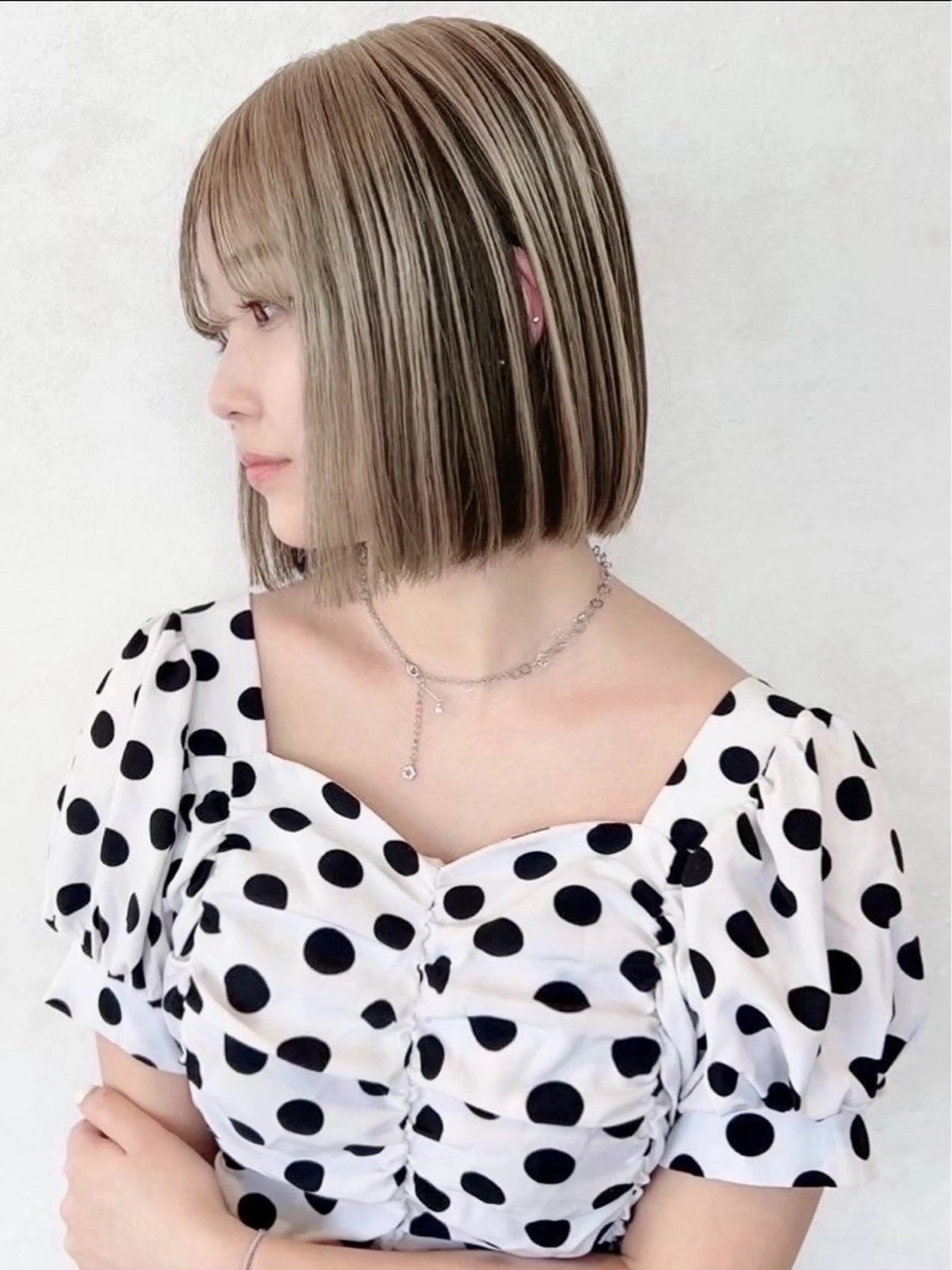 ショート カラー 堀江 優妃のヘアスタイル