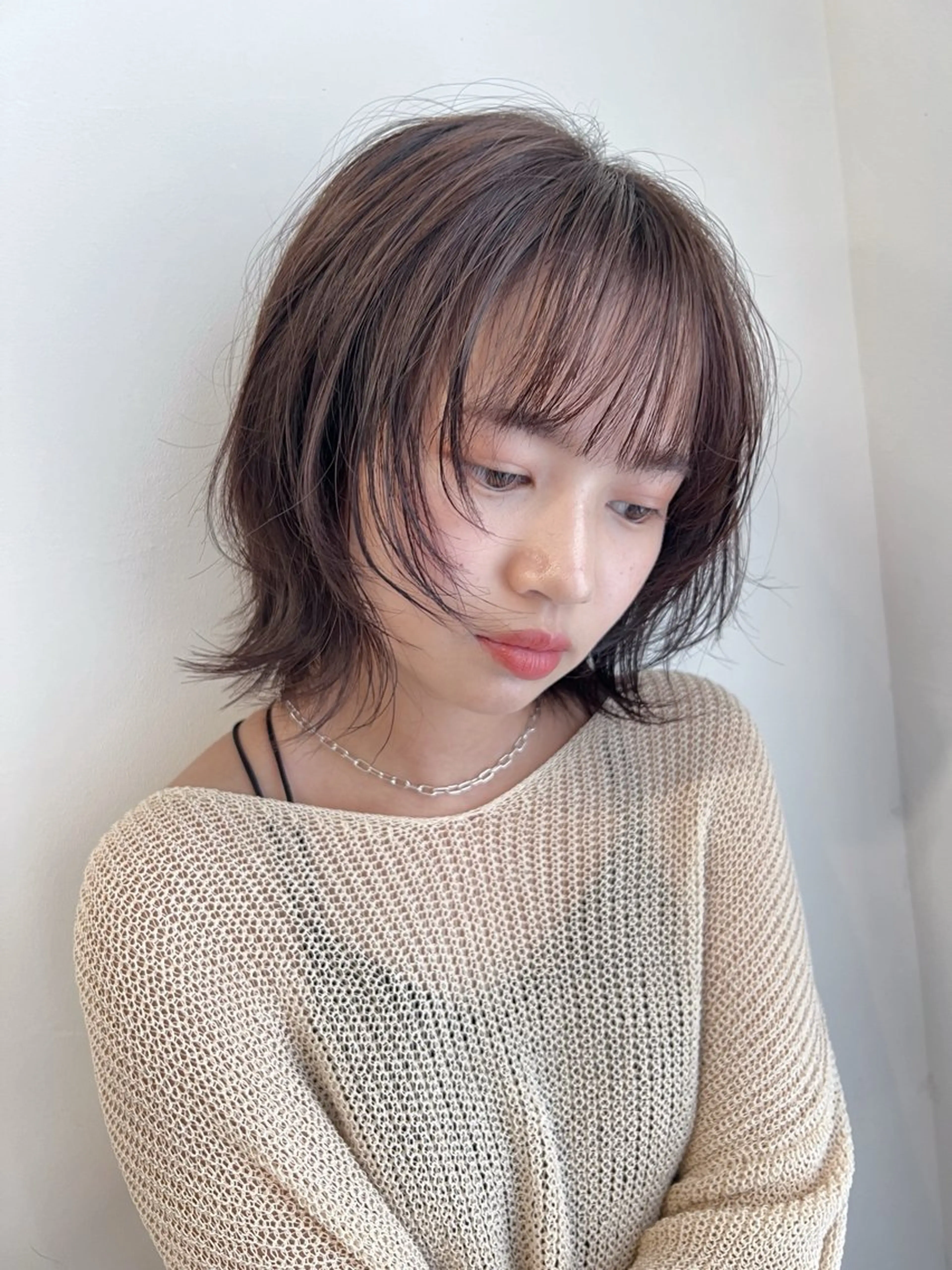 ミディアム ヘアアレンジ 韓国レイヤー/ハイ トーン/優太のヘアスタイル