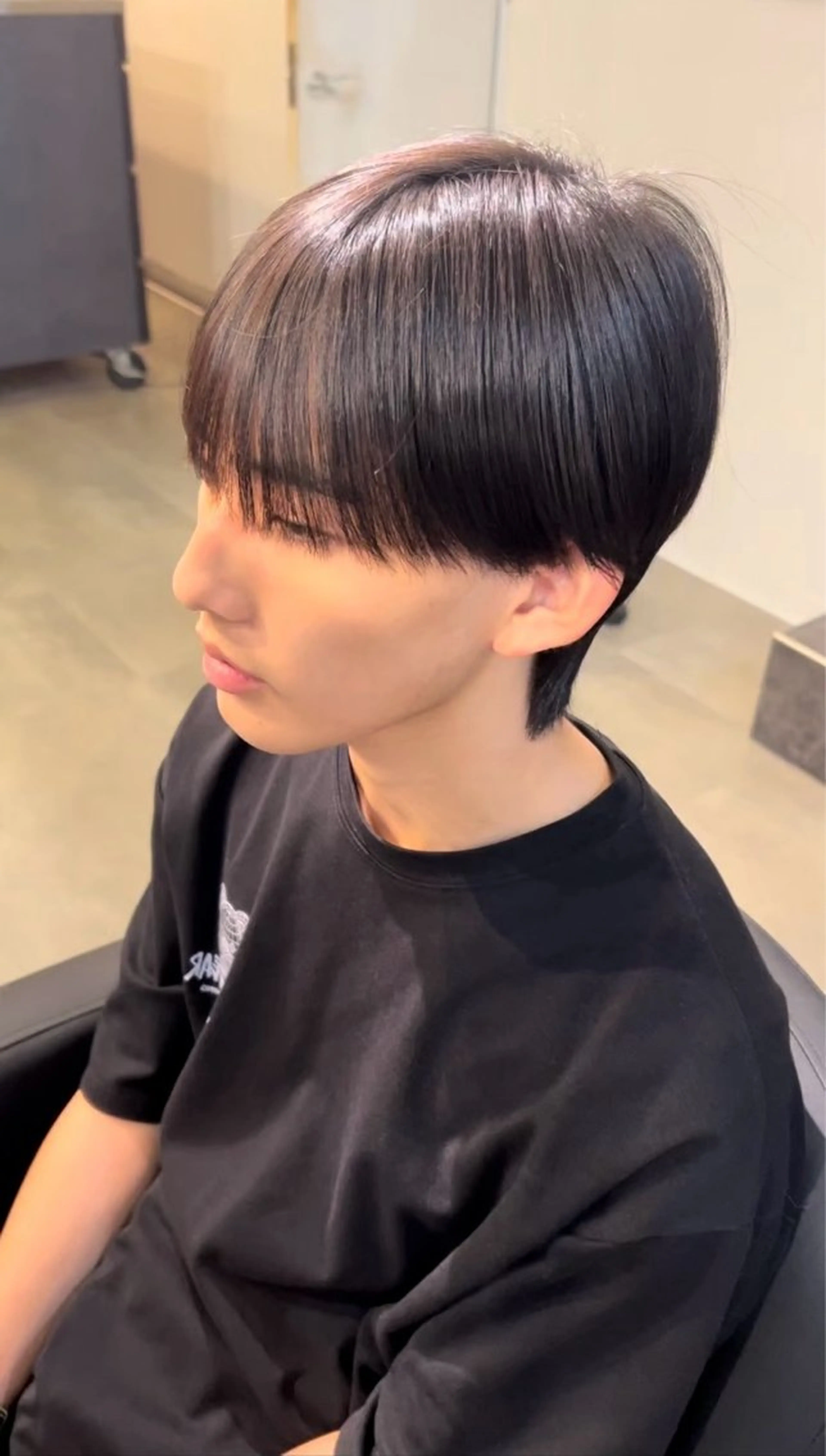 メンズ メンズ韓国風 マッシュ シースルーマッシュ EXCIA 西北メンズサロン✂️のヘアスタイル