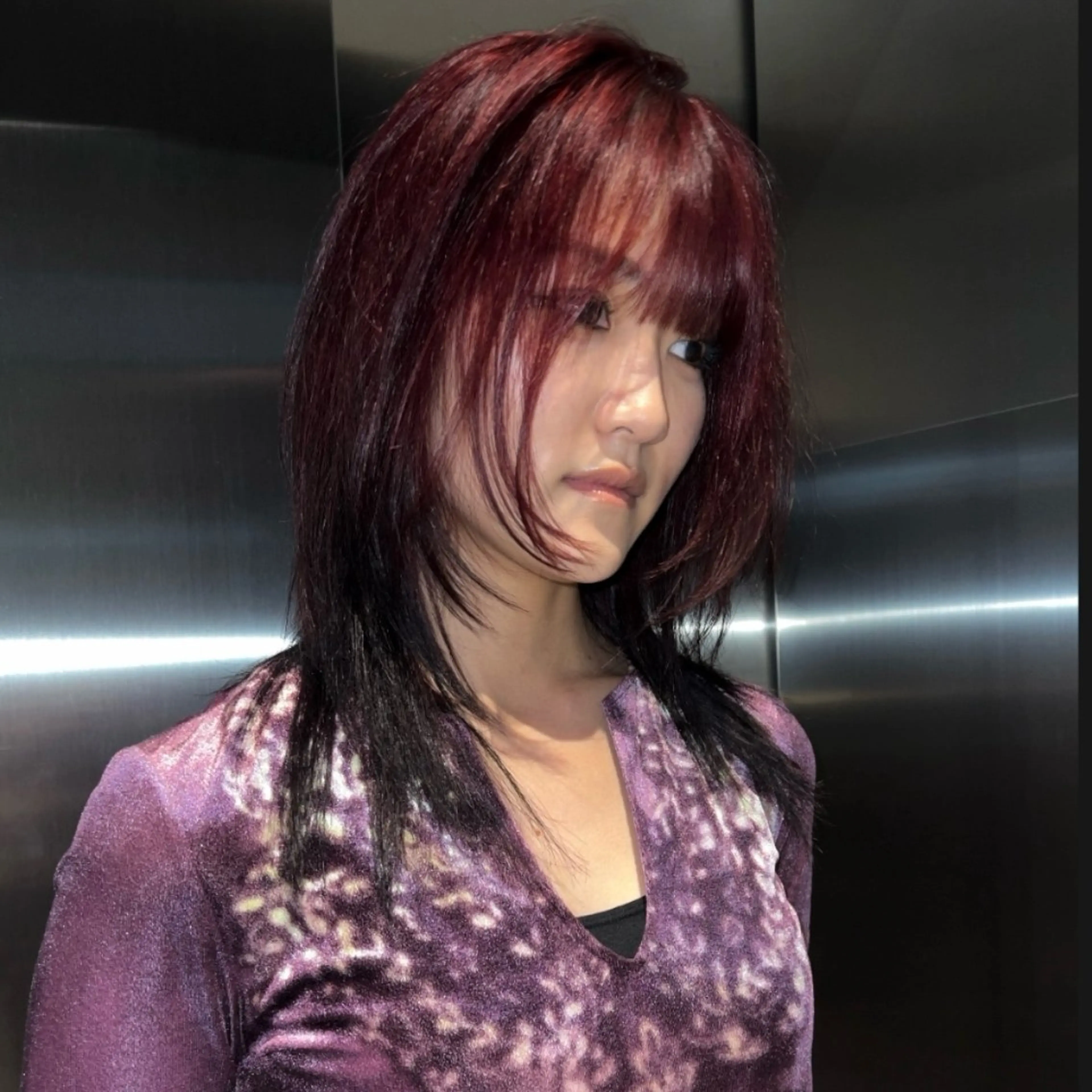 全頭ケアブリーチ＋カラーの写真