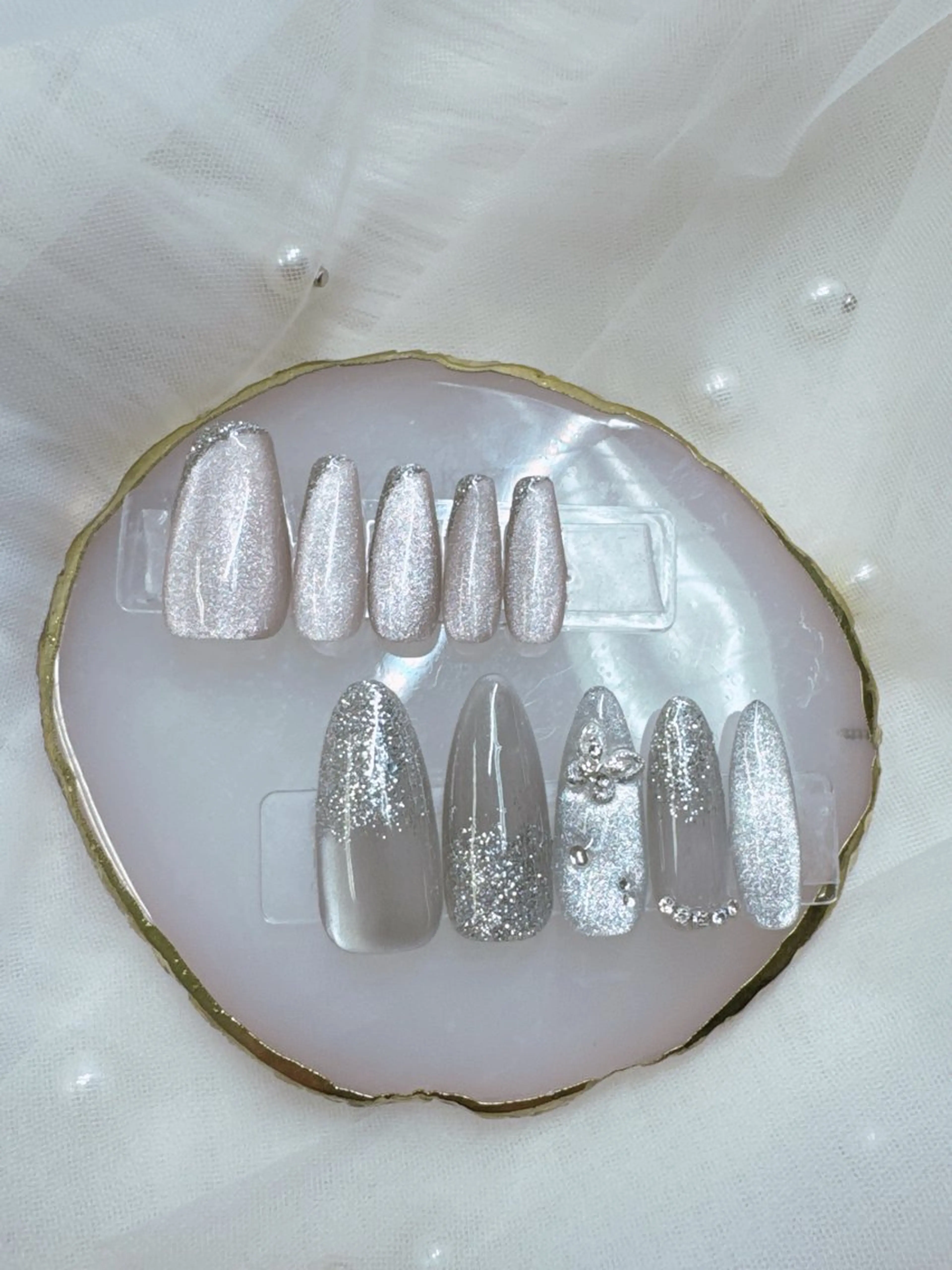 ネイル アートネイル べっ甲ネイル ドット フットネイル フレンチネイル Queeens nailのネイルデザイン