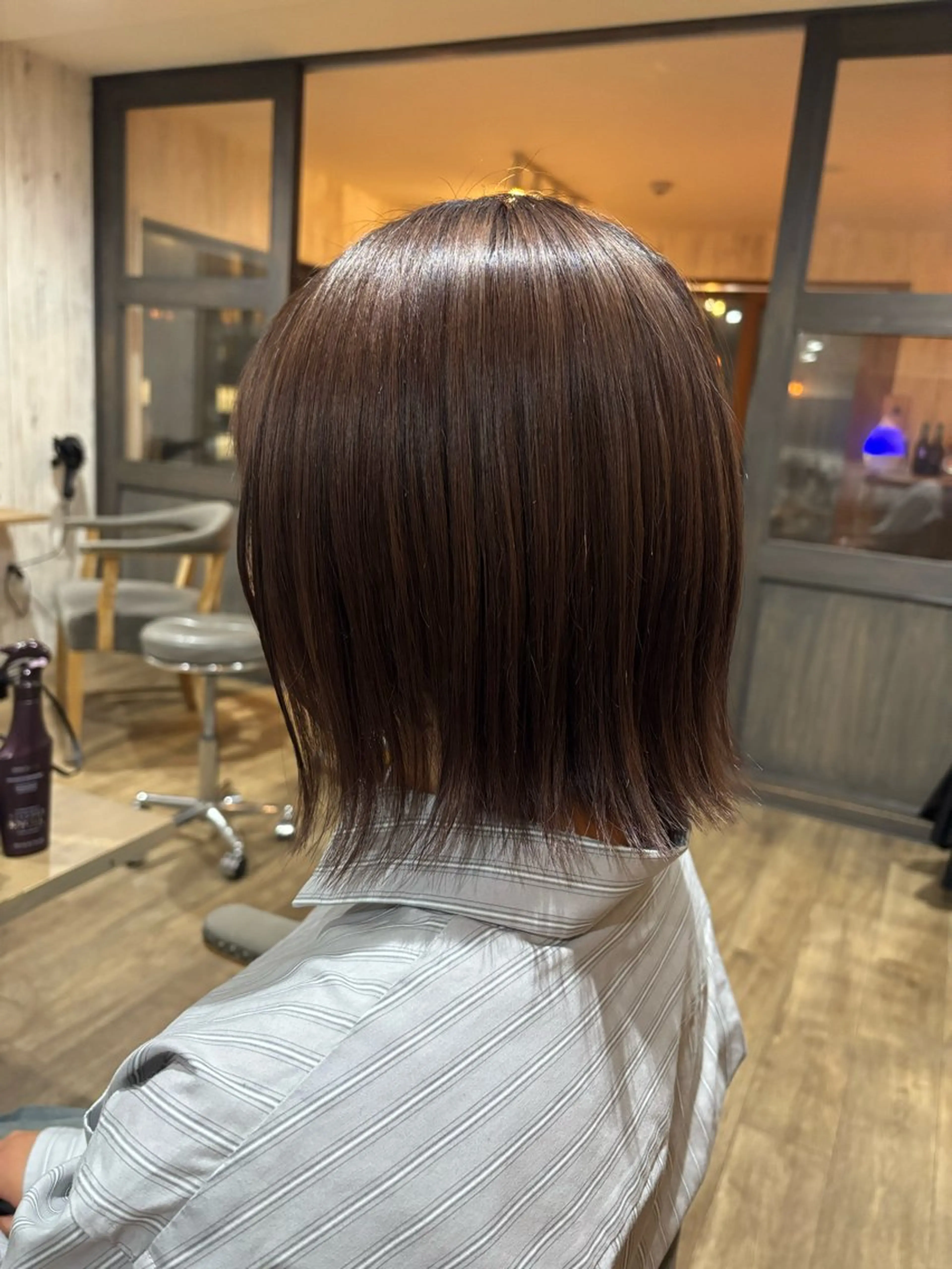 ミディアム ボブ 外ハネヘア 中西 彩愛のヘアスタイル