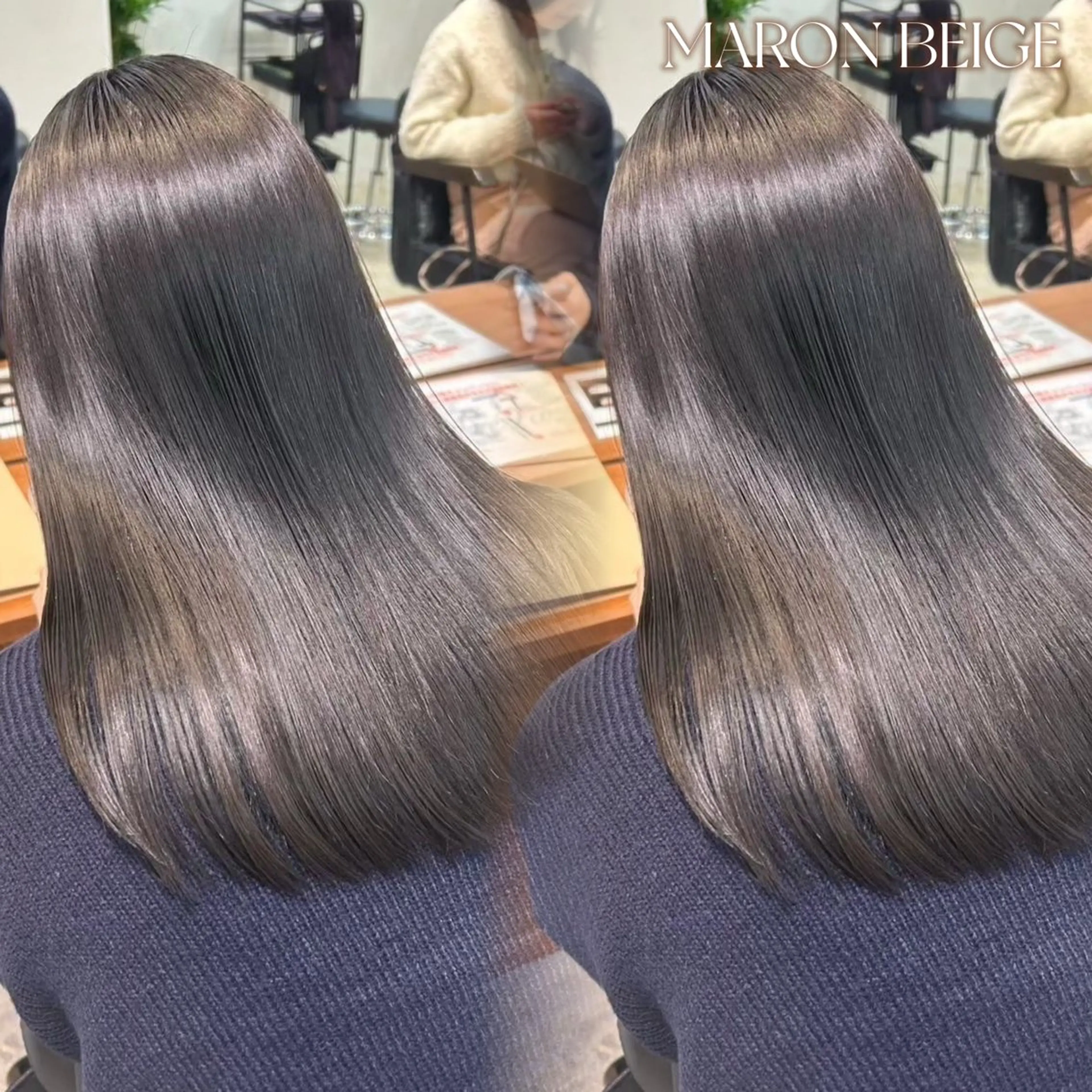 カラー ヘアカラー 南浦和/二宮陸斗 ブリーチ/艶カラーのヘアスタイル