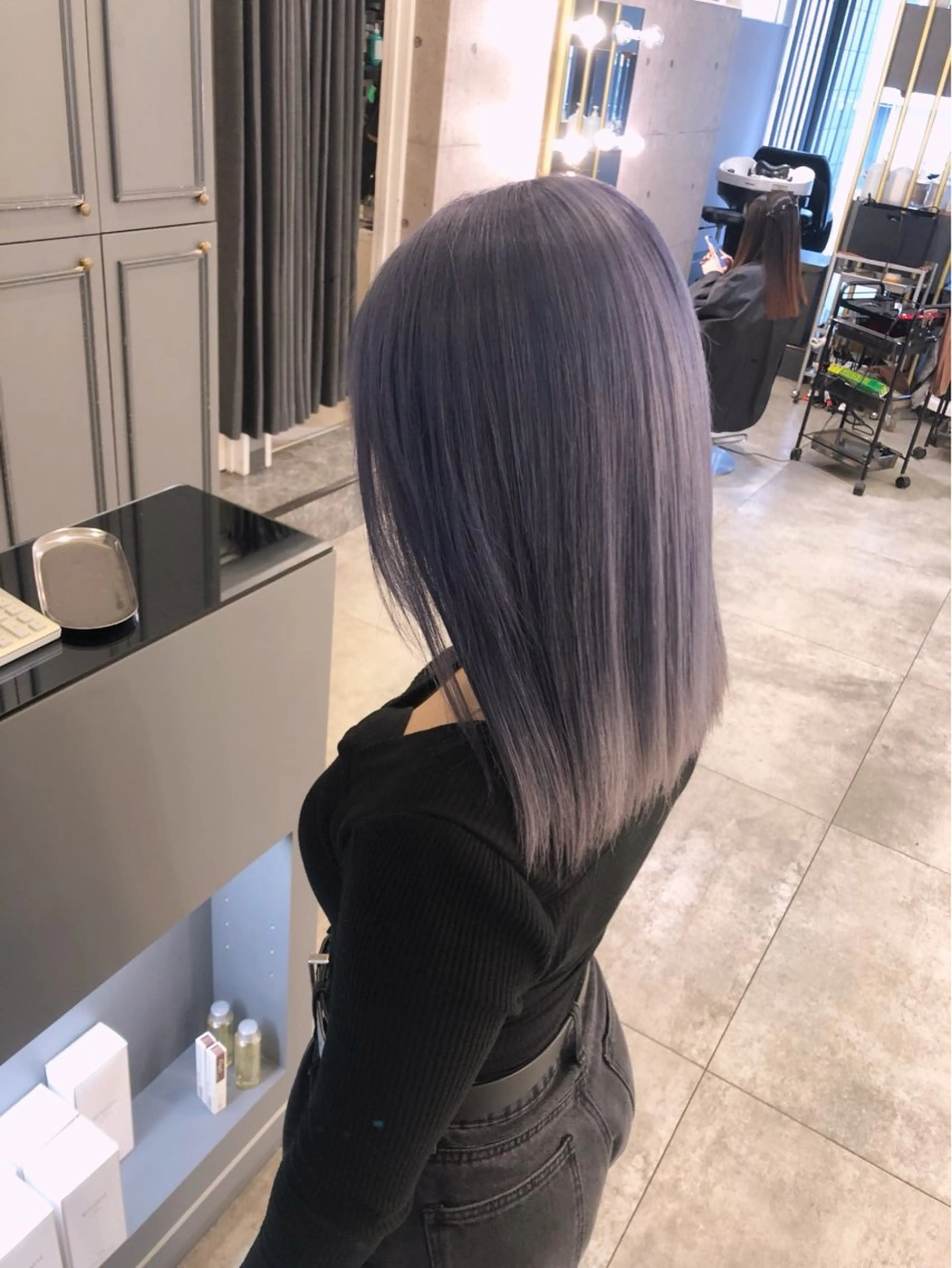 ミディアム ヘアカラー トリートメント Noe心斎橋 堀田 朋宏のヘアスタイル