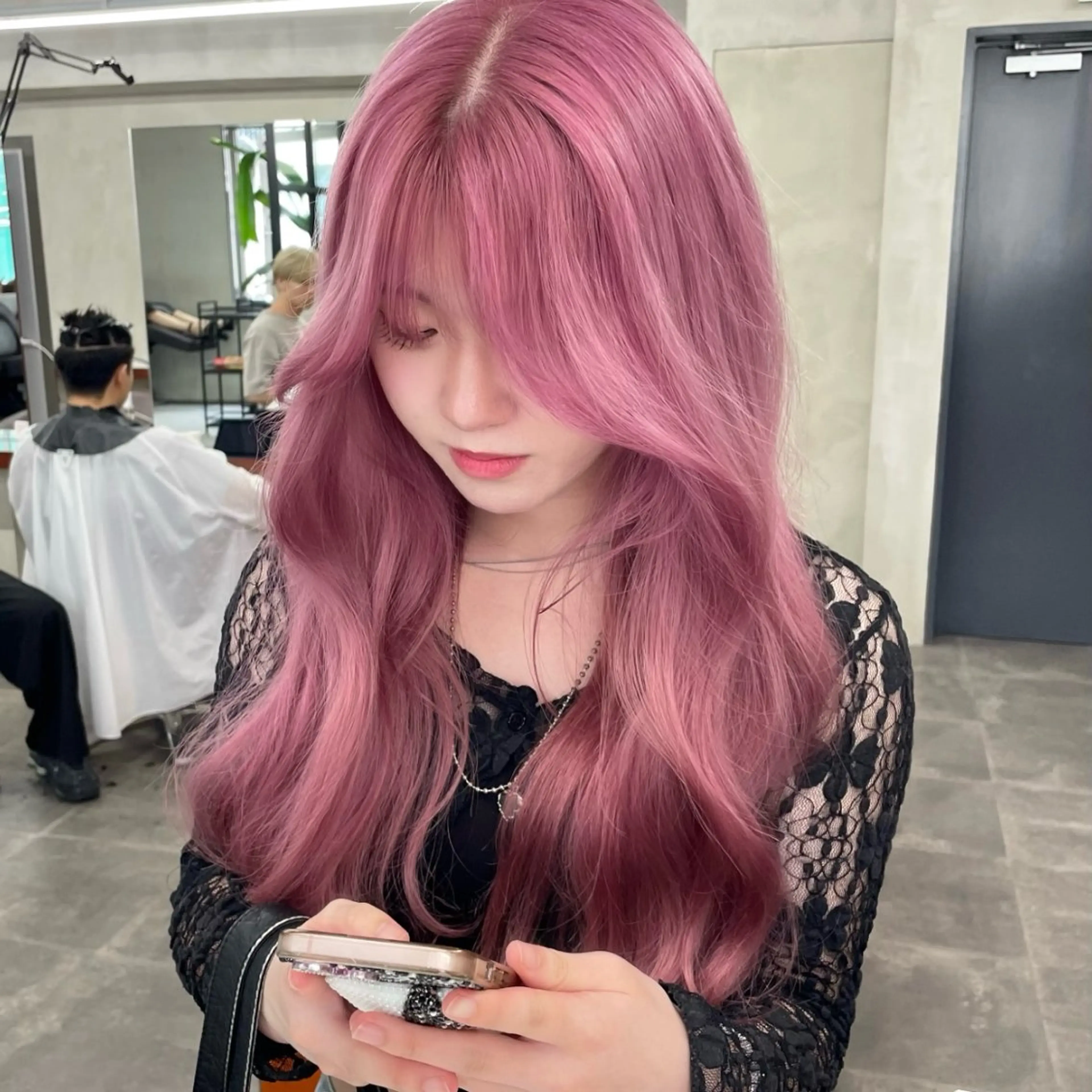 ロング カラー カット ヘアカラー トリートメント 🍒暖色カラー🍒 渋谷/YUUのヘアスタイル