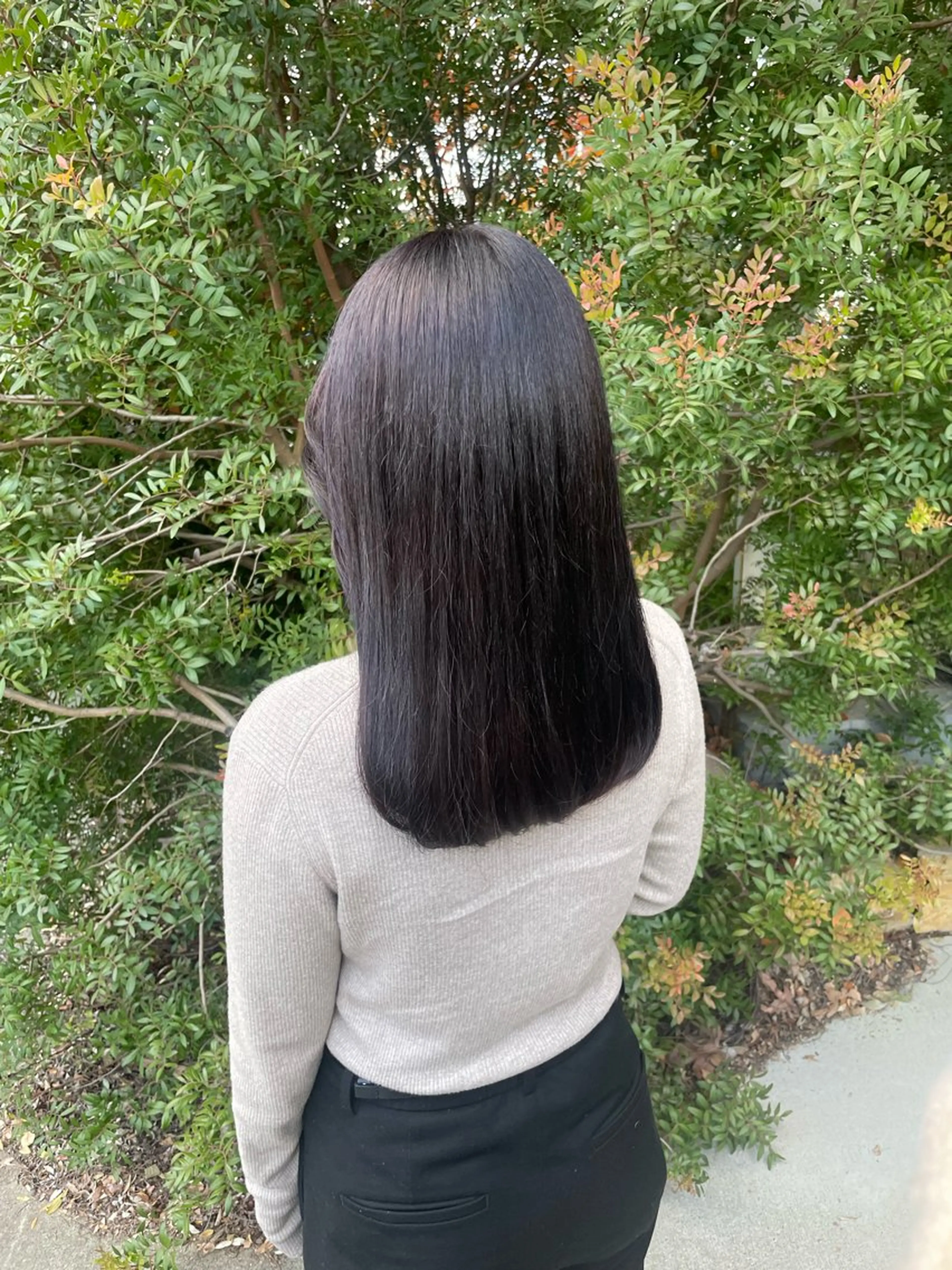 ロング カラー 増田 ルナのヘアスタイル