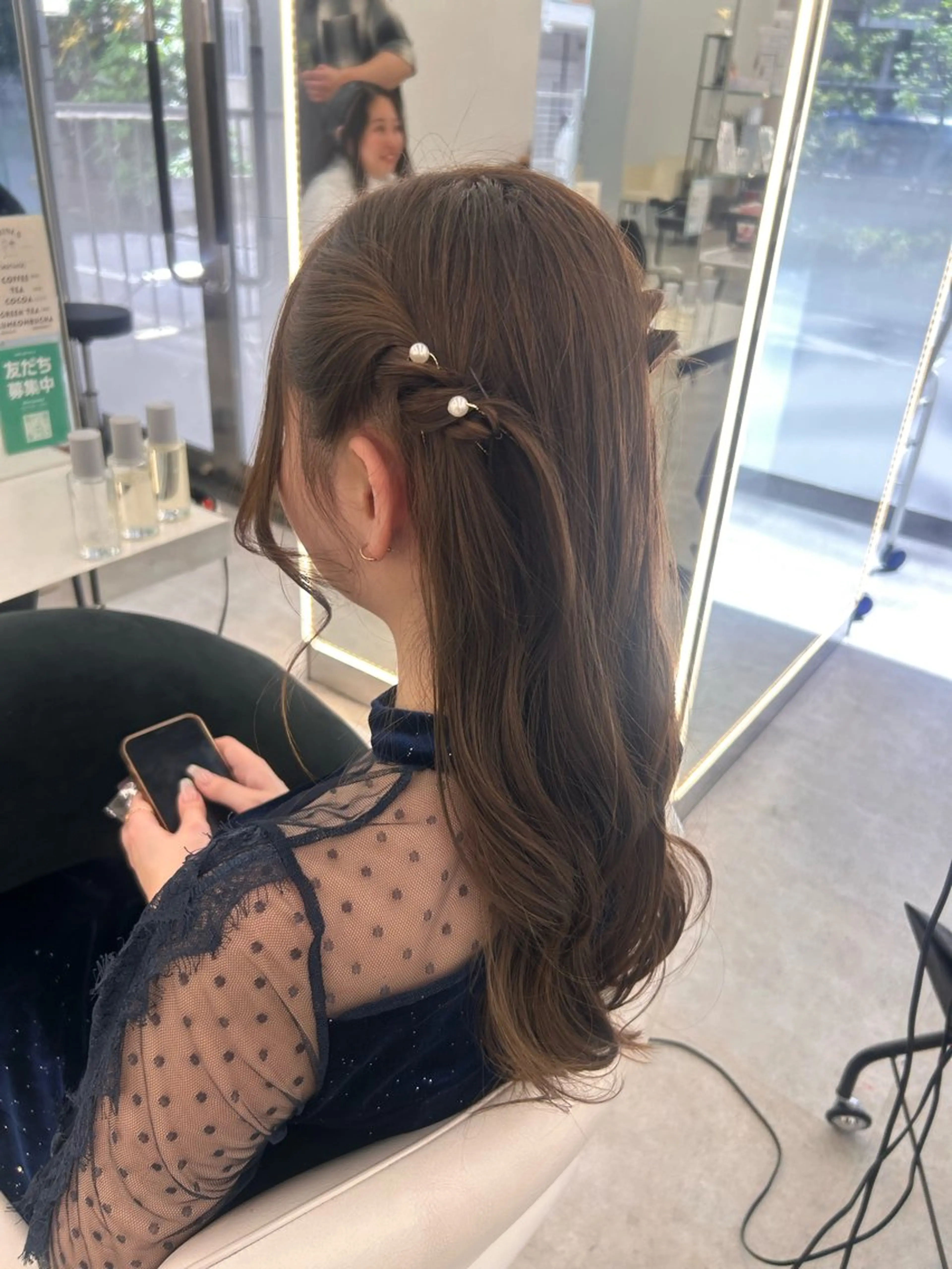 ロング ヘアアレンジ ヘアセット はるか/透明感暗髪 /ヘアアレンジ🤍のヘアスタイル