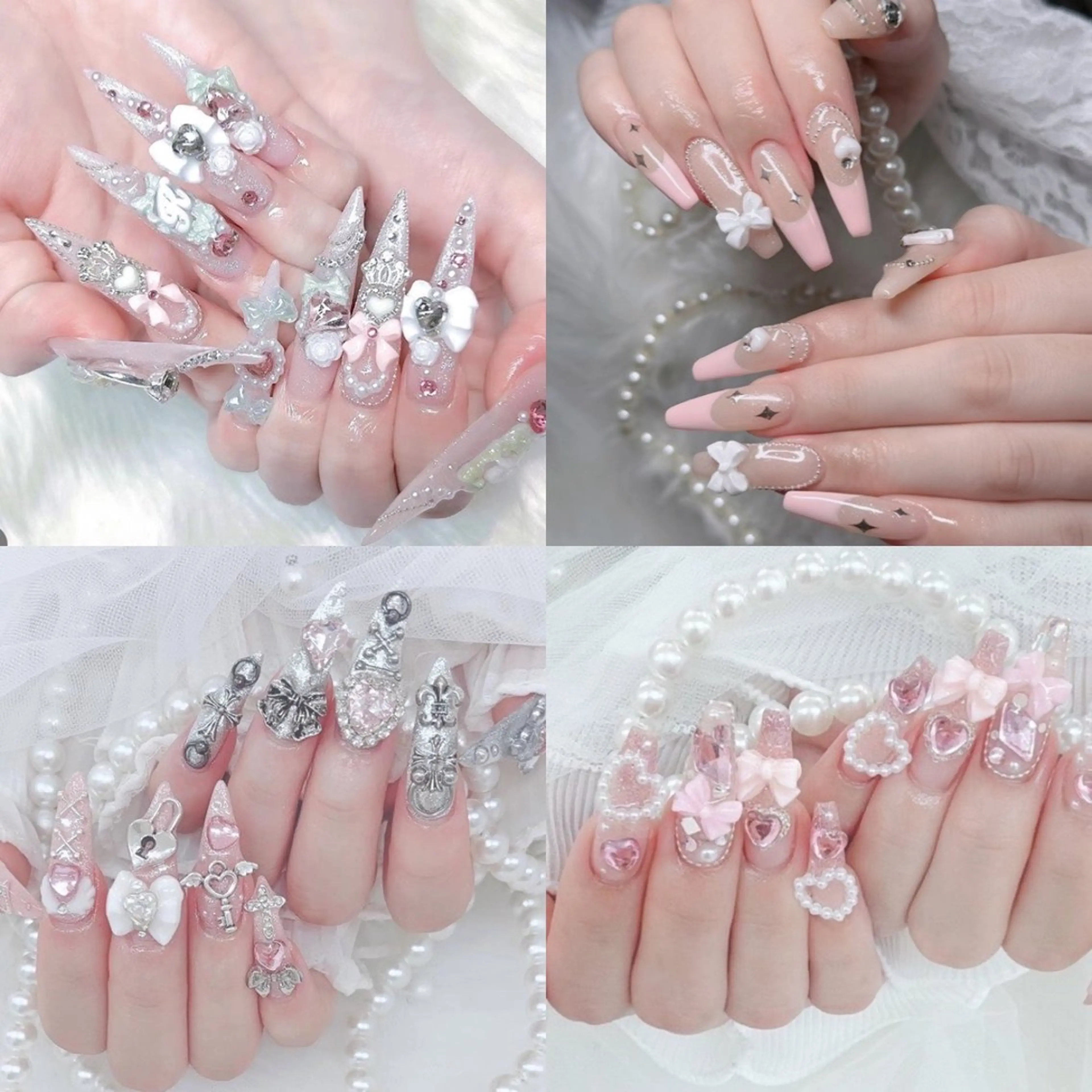 ネイル オーロラネイル フレンチネイル ジェルネイル ハロウィン キラキラネイル ハンドネイル H.baby Nail Salonのネイルデザイン