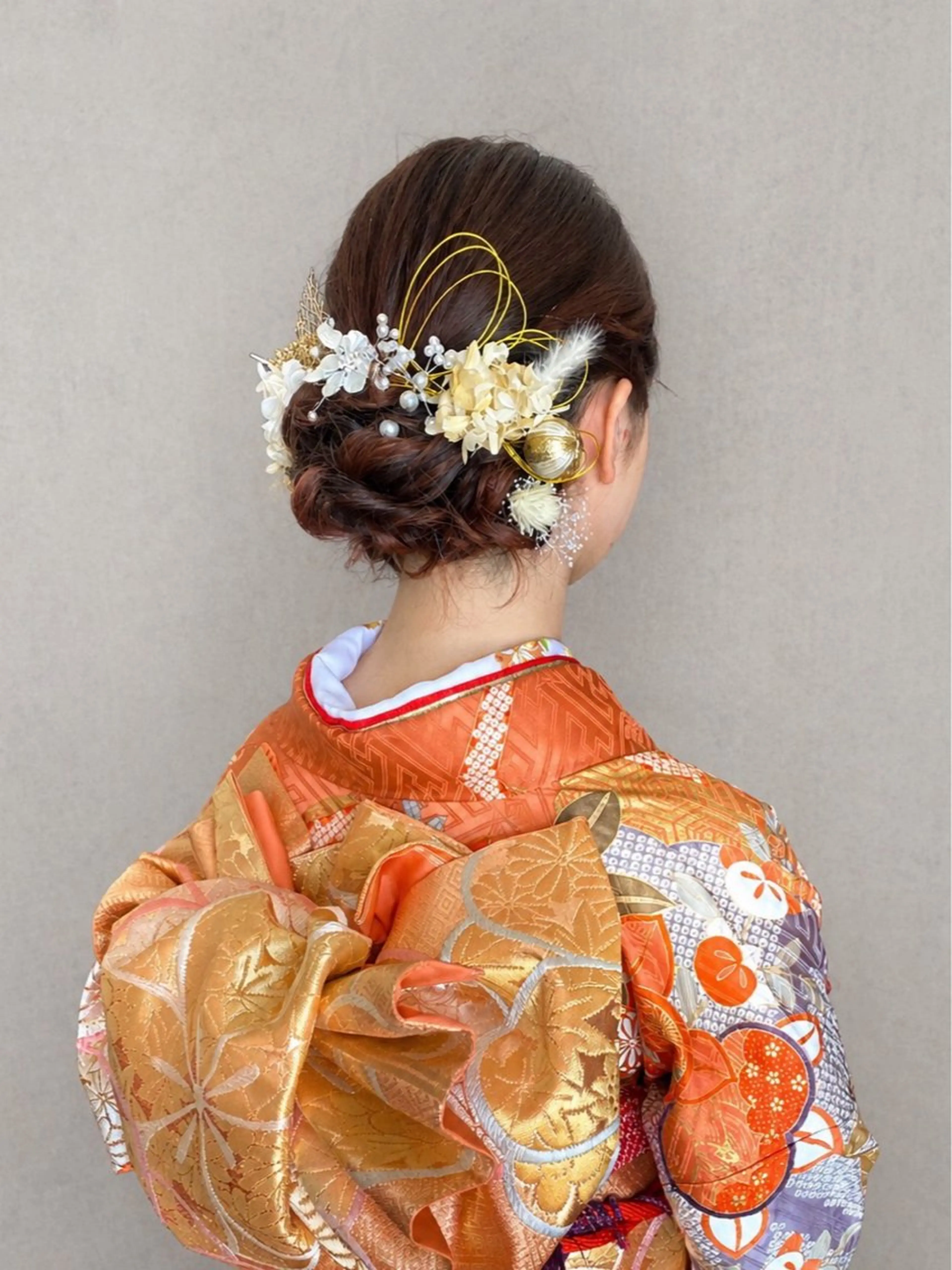 セミロング ヘアアレンジ ヘアセット Meg/艶髪カラー× 髪質改善/中崎町のヘアスタイル