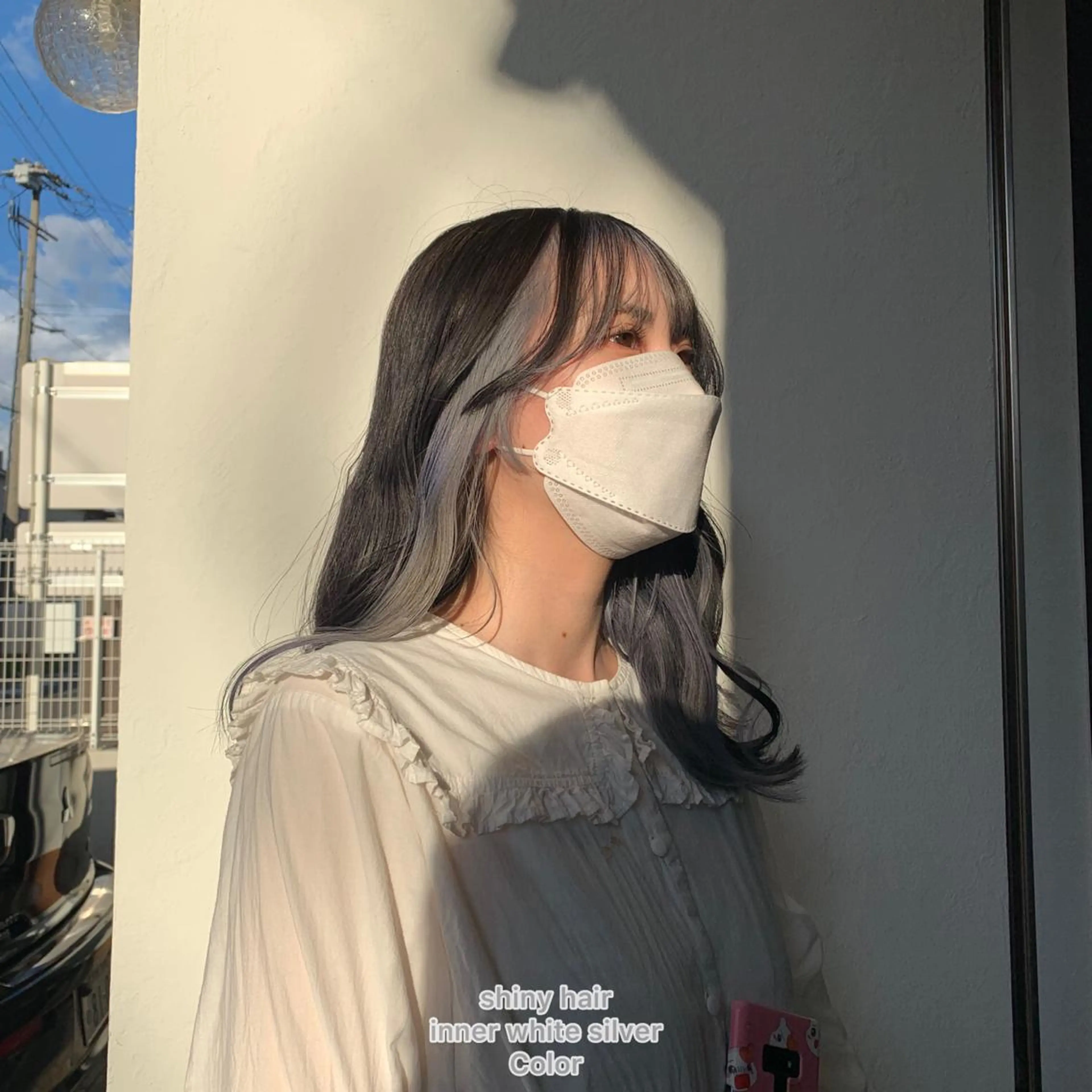 セミロング カラー 艶髪レイヤー上田 紗也🇰🇷💗のヘアスタイル