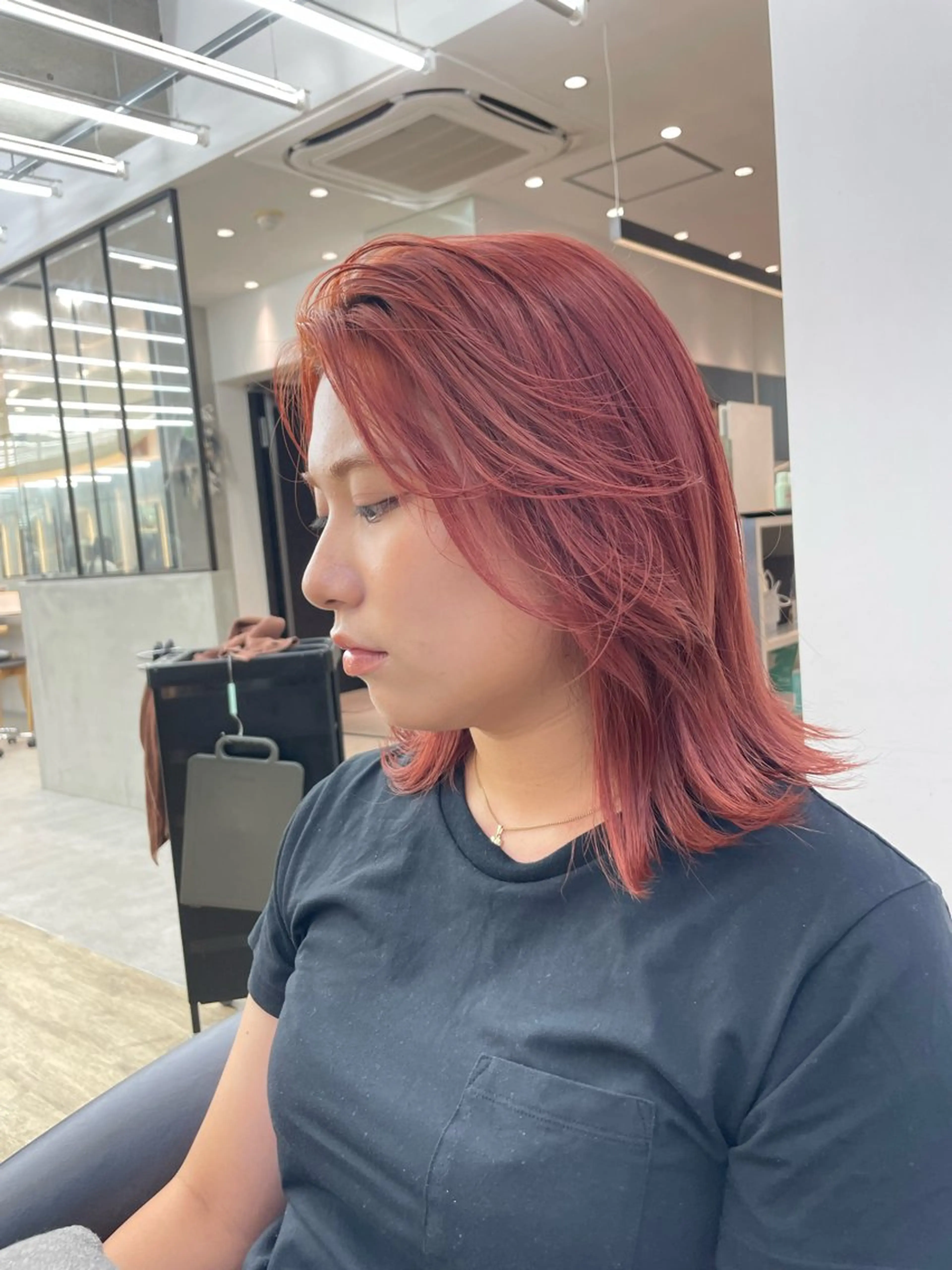 ミディアム カラー カット ヘアカラー トリートメント ♥️ブリーチ/ボブ/ レイヤー♥️maiのヘアスタイル