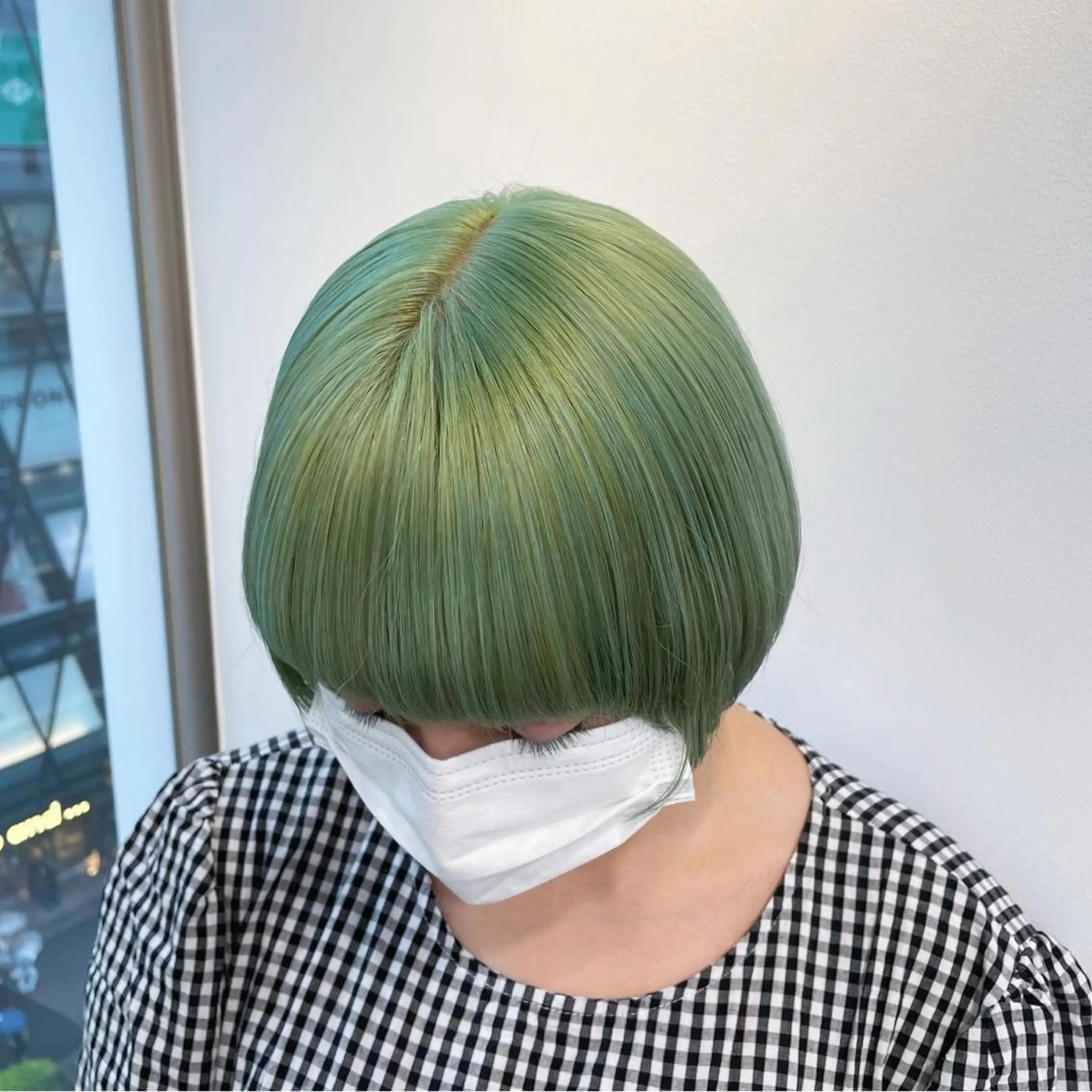 ミディアム カラー ヘアアレンジ ヘアカラー トリートメント ボブ×柔らかいカラー 🌷misaki𓍼のヘアスタイル
