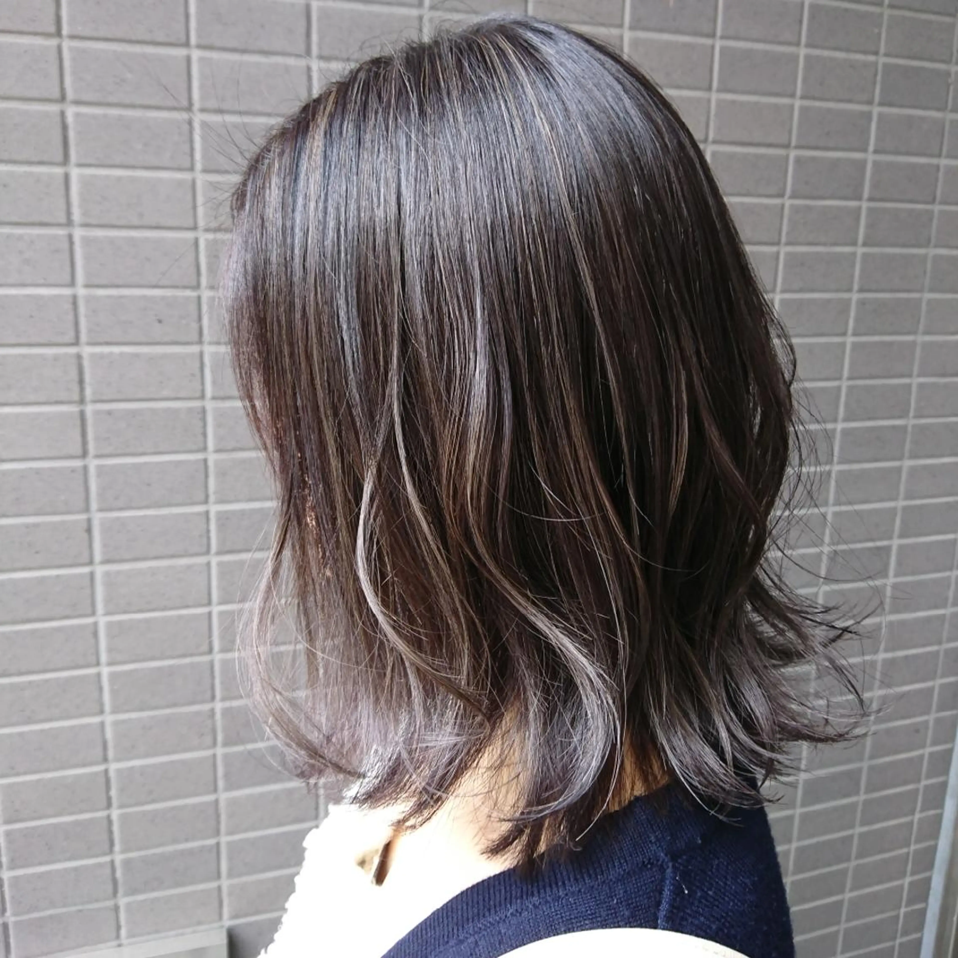 ミディアム カラー メンズ パーマ ヘアアレンジ メンズハイライト グラデーションカラー ハイライトカラー ハイライト ヘアカラー まとまり💯悩み改善 ★松本尚弥★店長のヘアスタイル