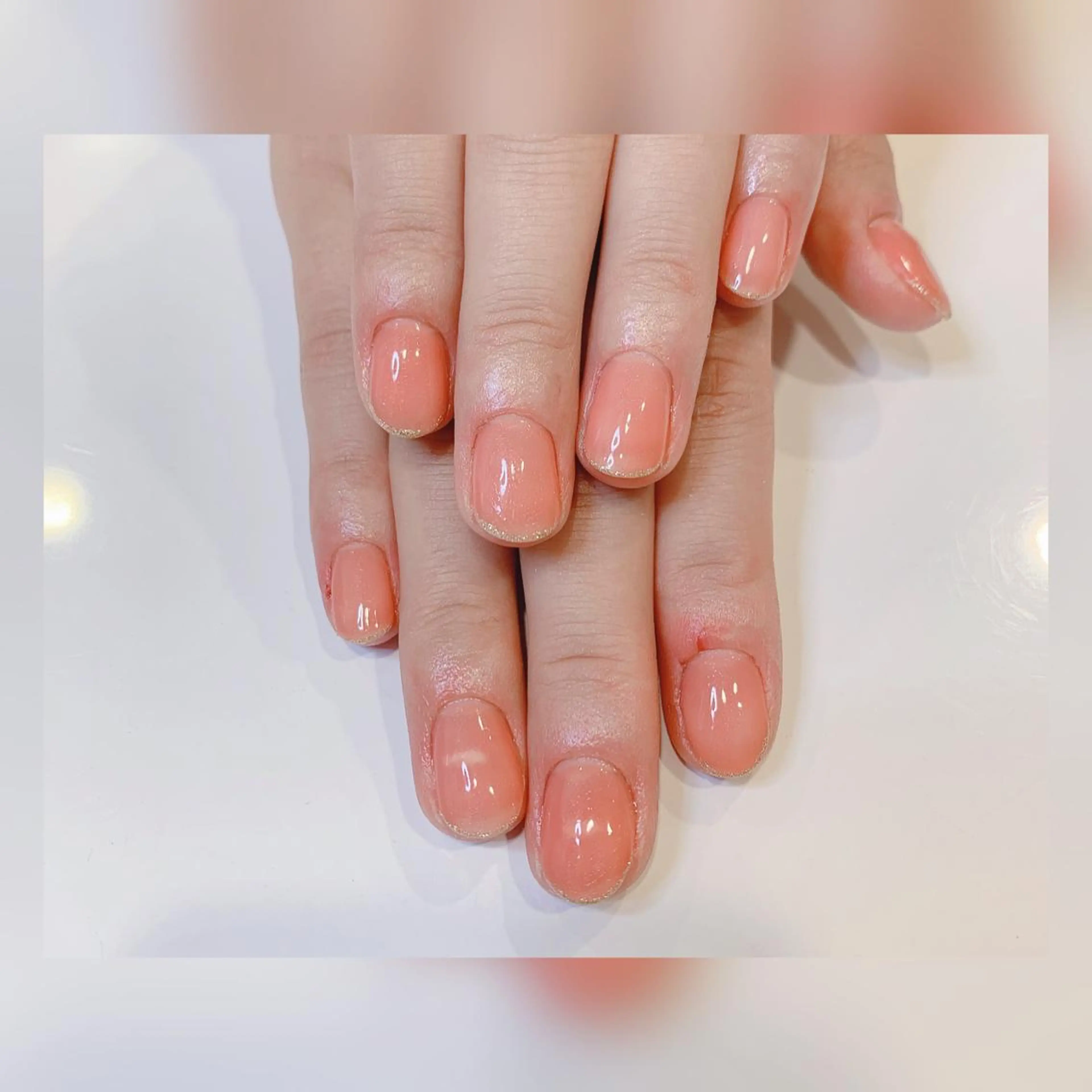 ネイル ラメ(グリッター) ワンカラーネイル nailsalon GEARのネイルデザイン