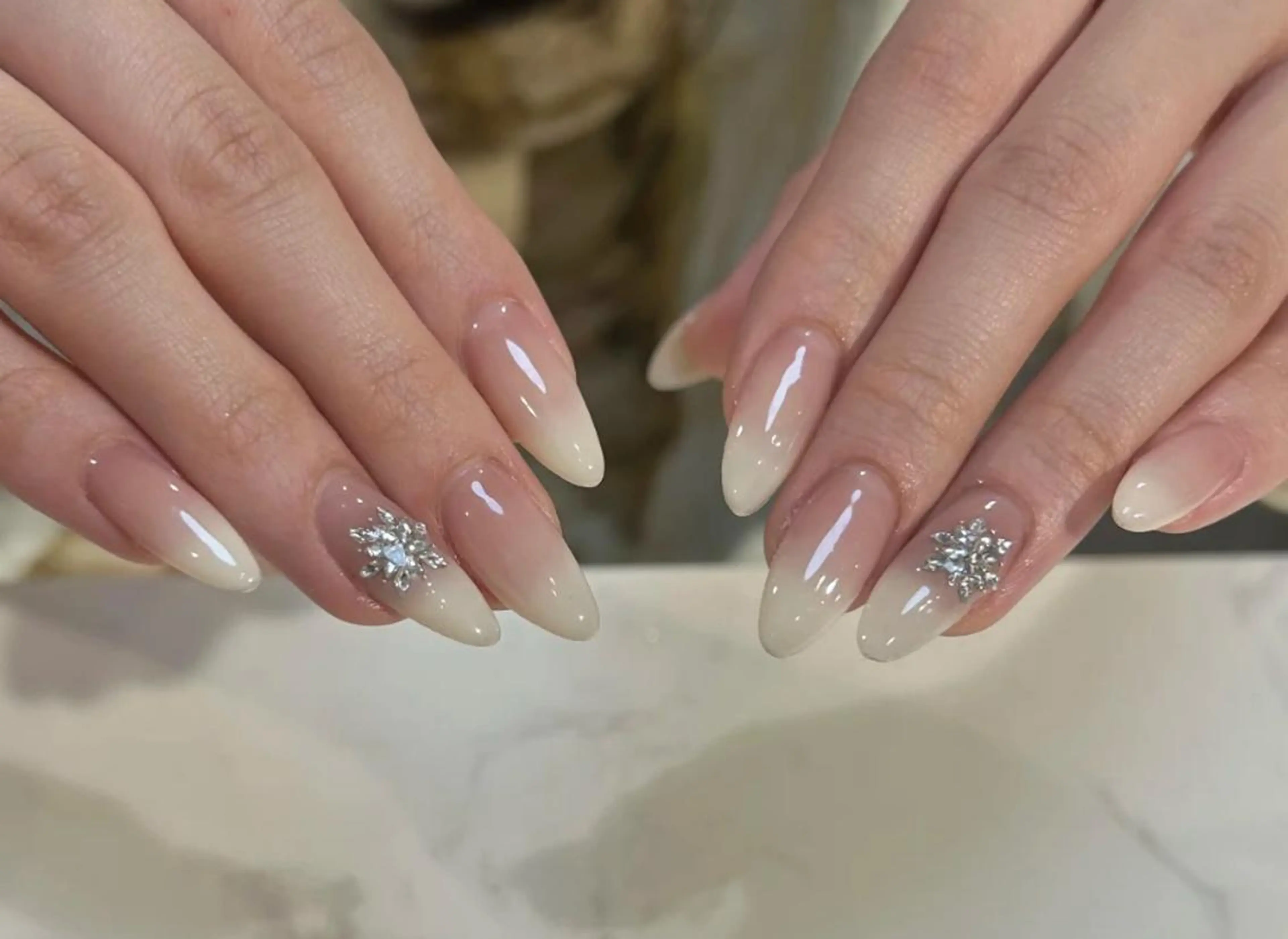 ネイル ハンドネイル By moonネイル 🌷ワンホン/韓国風のネイルデザイン