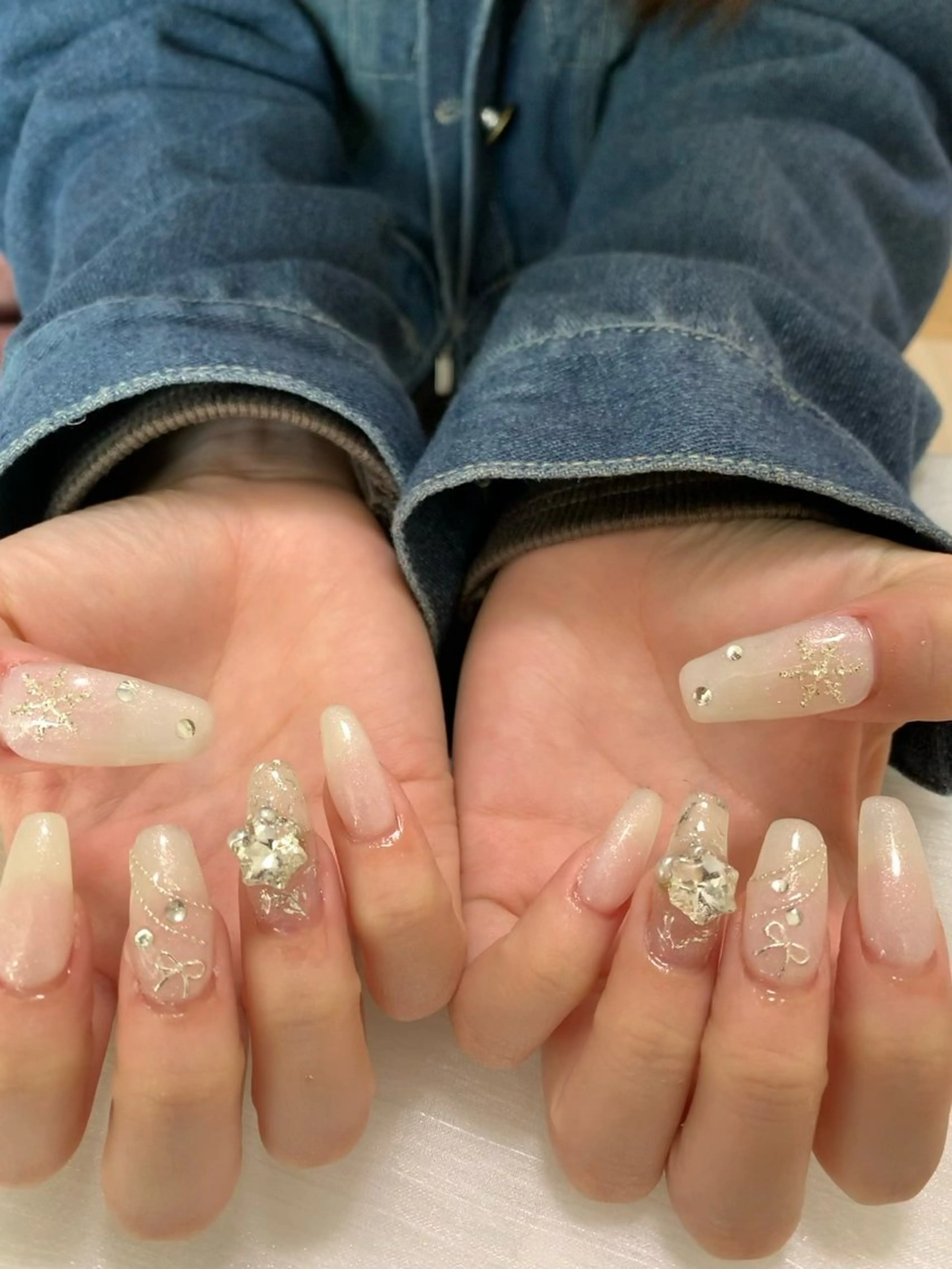 【スカルプ】120分アート☆持ち込みOK◎ ストーンつけ放題！の写真