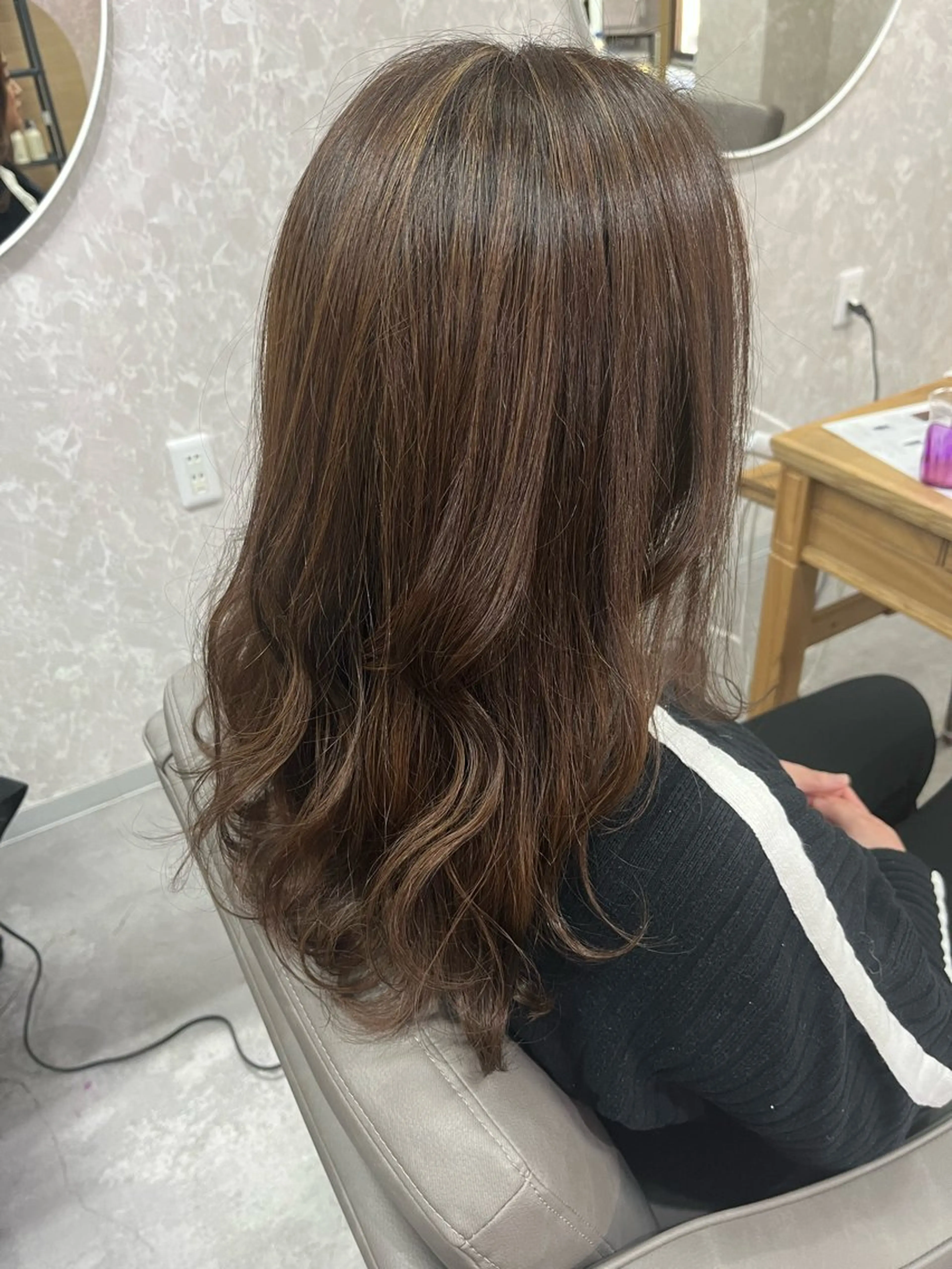 ロング カラー ヘアカラー 池田 真衣のヘアスタイル