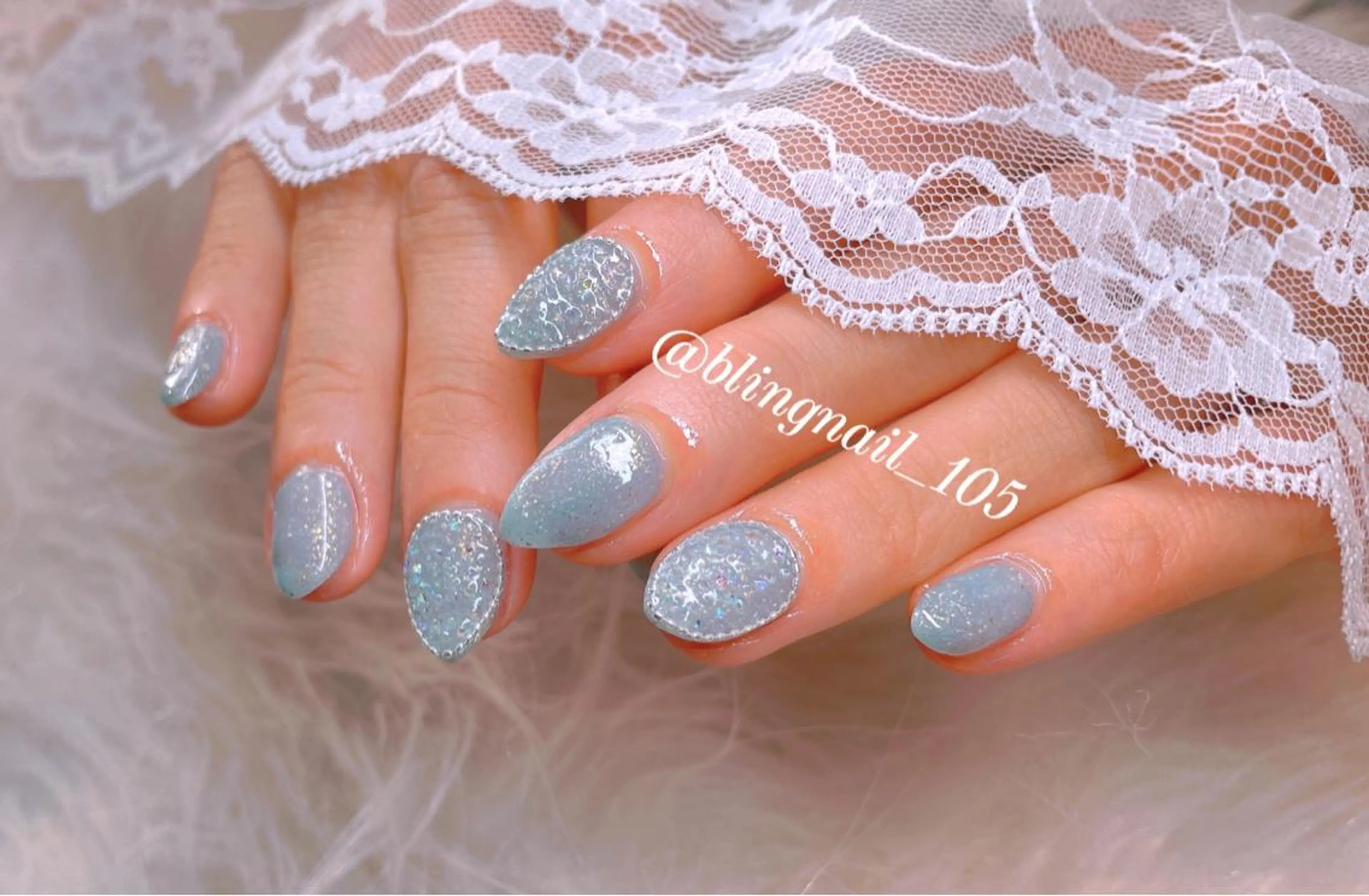 ネイル 23時まで❤︎韓国、 ワンホンネイルのネイルデザイン