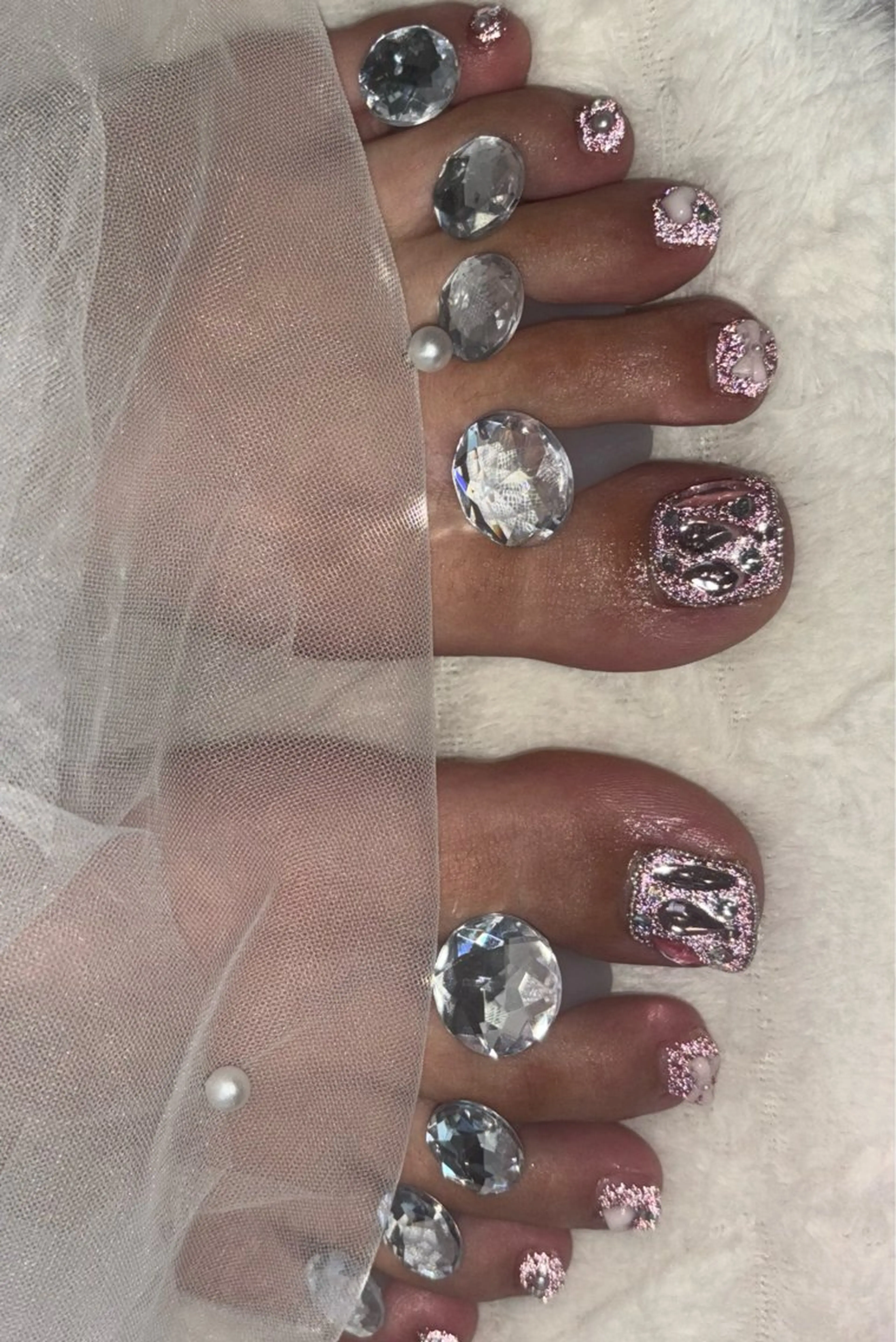 ネイル フラッシュネイル ラメ(グリッター) nail salon はるりのネイルデザイン