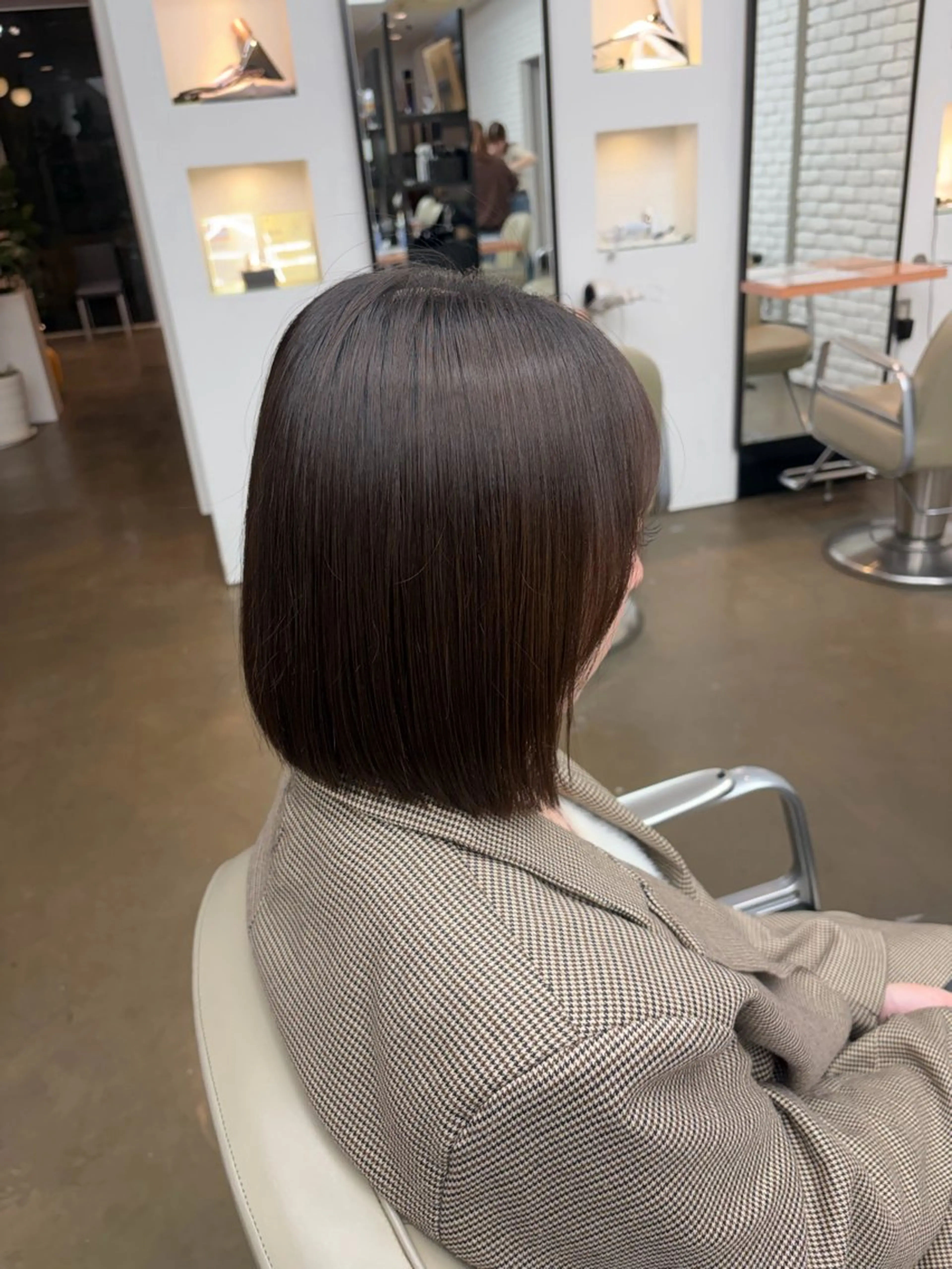 ショート ボブ 🎧ayaka/ボブ /透明感カラー🩵のヘアスタイル