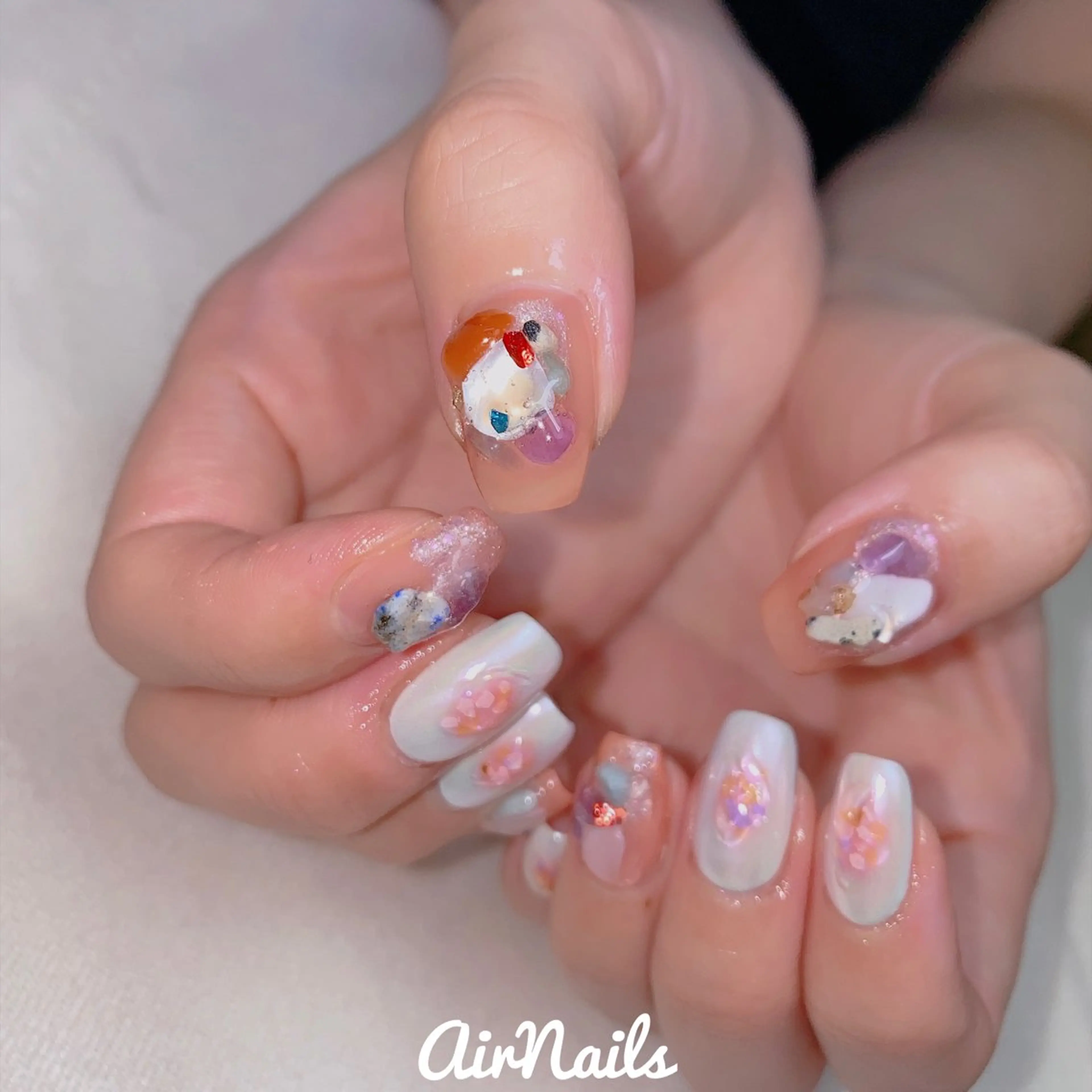 ネイル ハンドネイル フットネイル ♡ airnails ♡のネイルデザイン