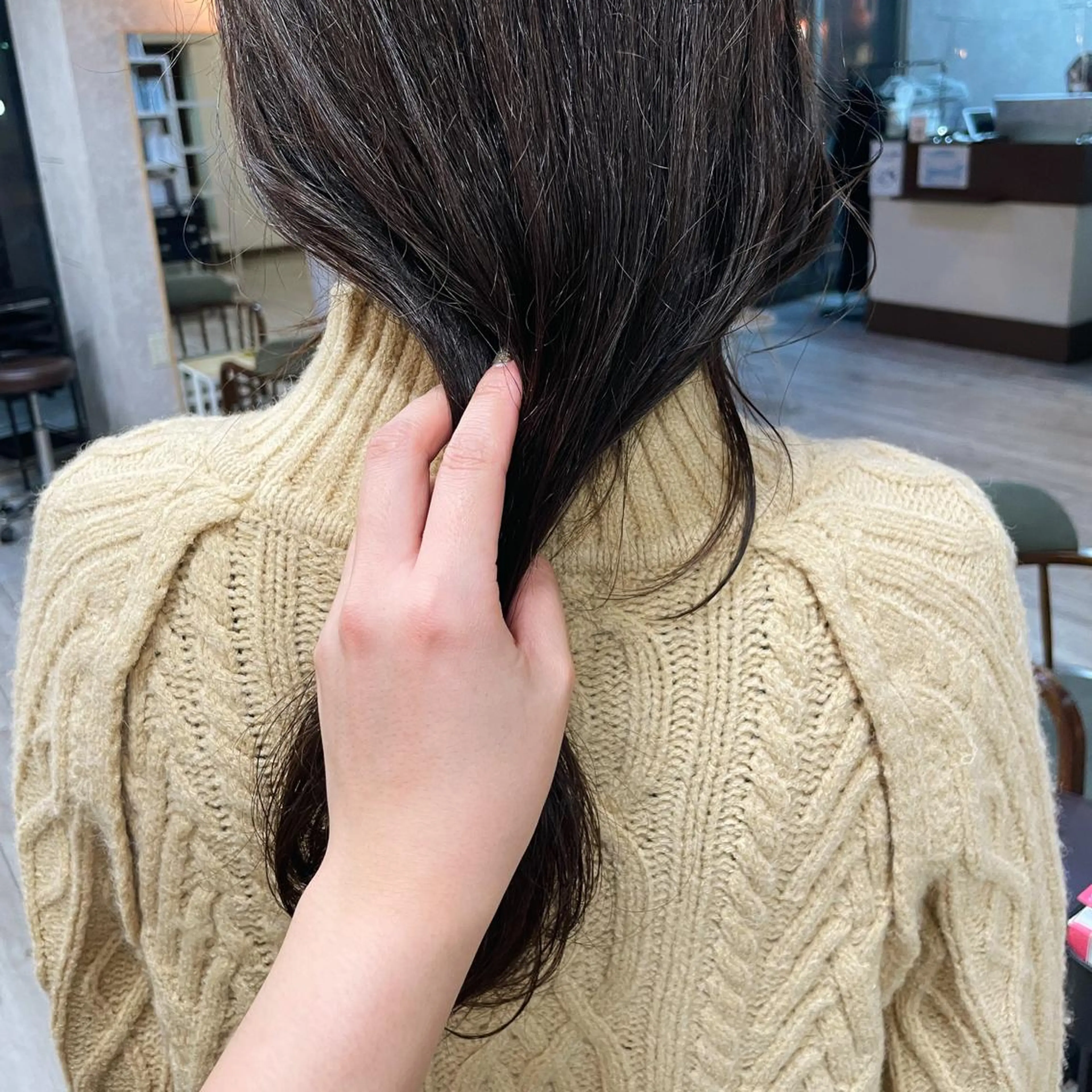 セミロング カラー レイヤー/高橋 みく /池下/千種のヘアスタイル