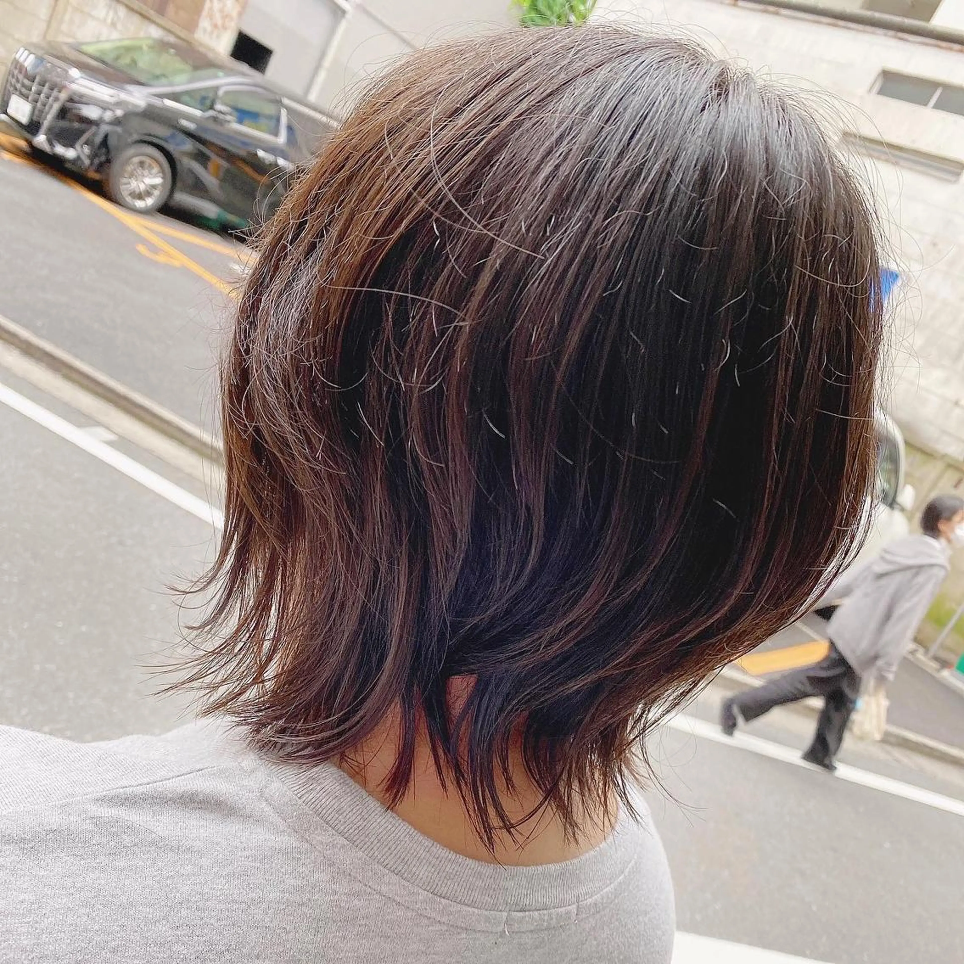 ショート ボブレイヤー ボブ くびれヘア レイヤーカット 髪質改善特化 安東駿介のヘアスタイル