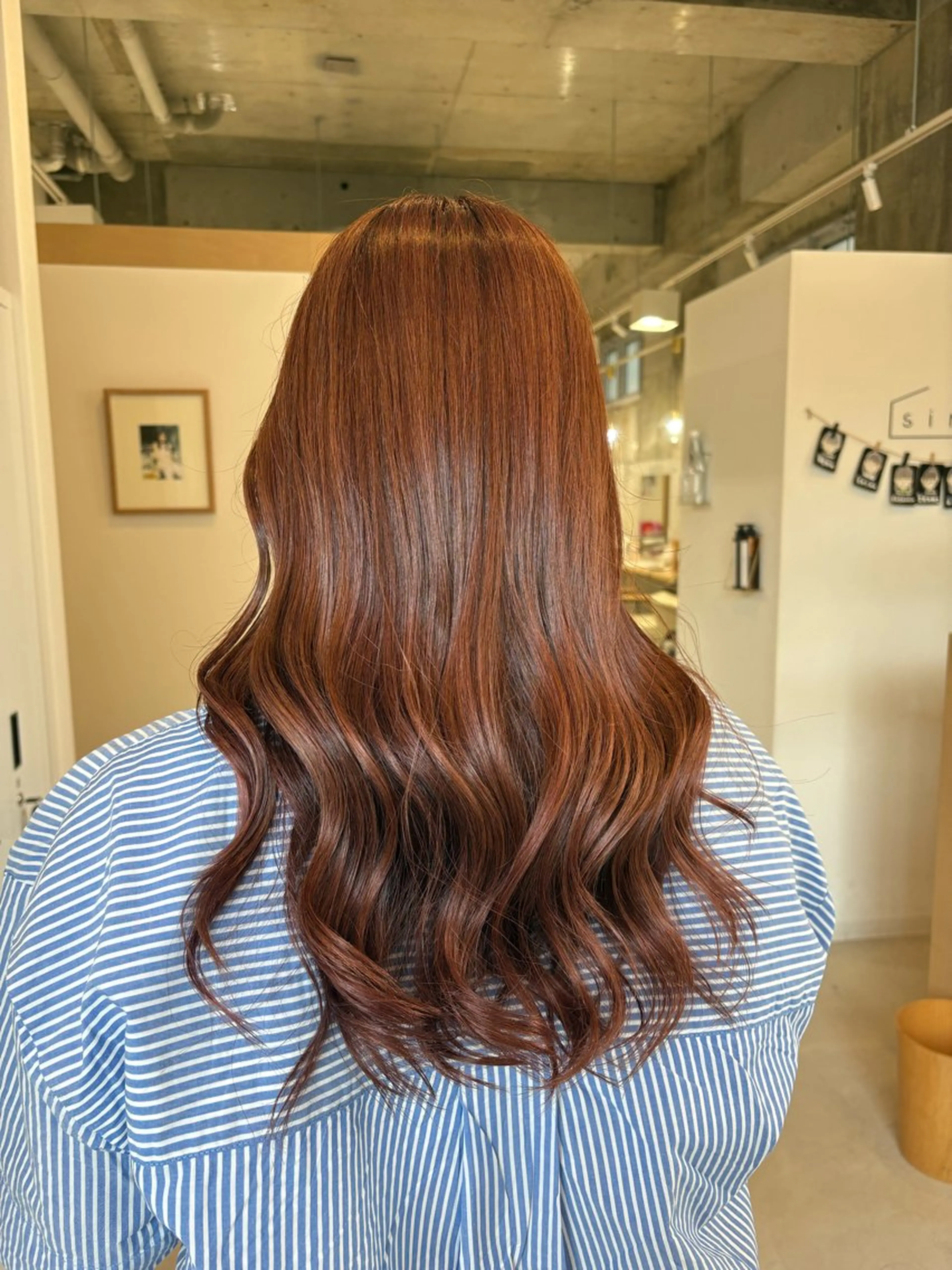 ロング カット ヘアカラー 藤原仁美/レイヤー /透明感カラーのヘアスタイル