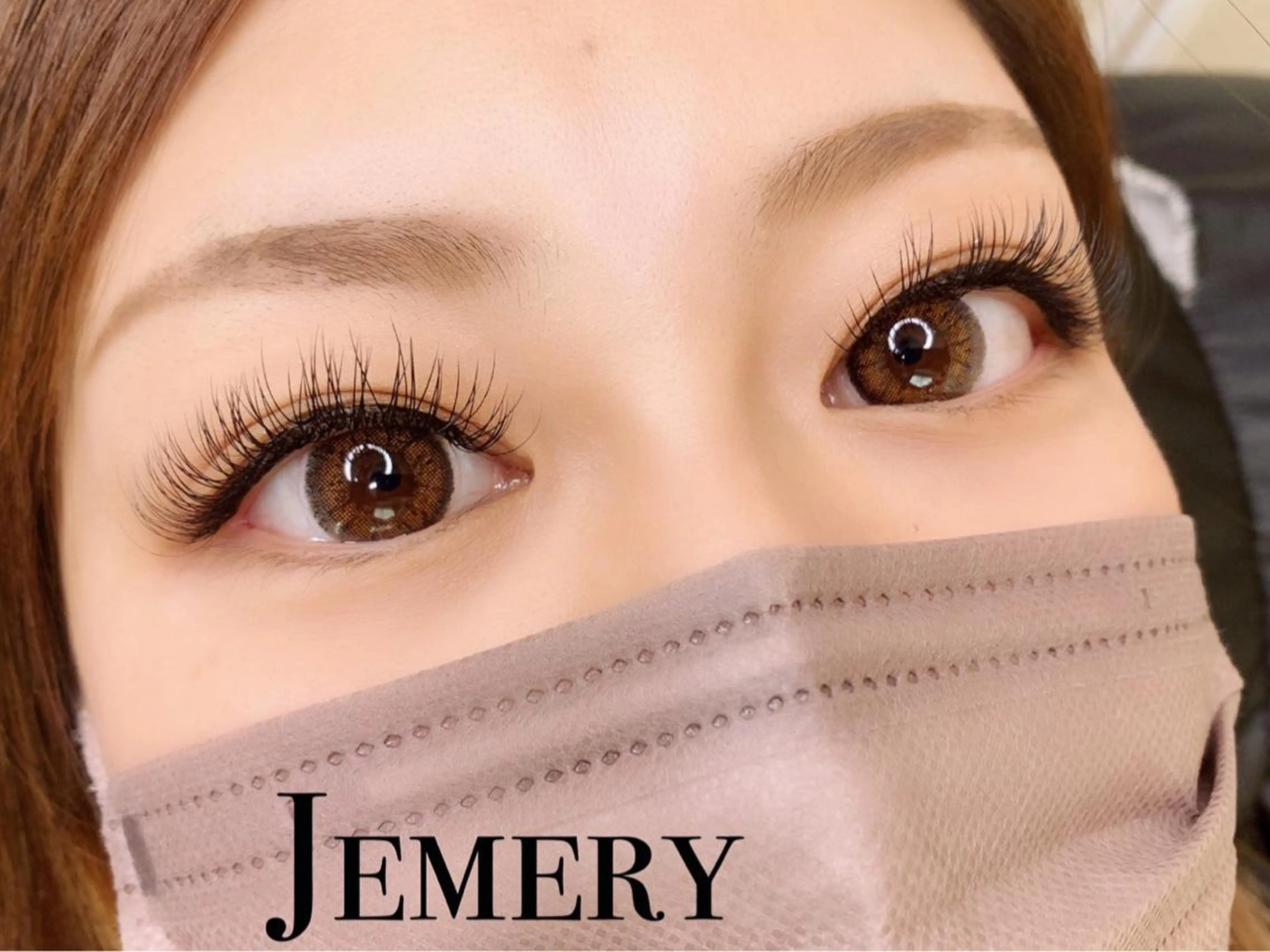 マツエク・マツパ 付け放題 フラットラッシュ マツエク 💎 Jemery 💎のマツエク・マツパデザイン