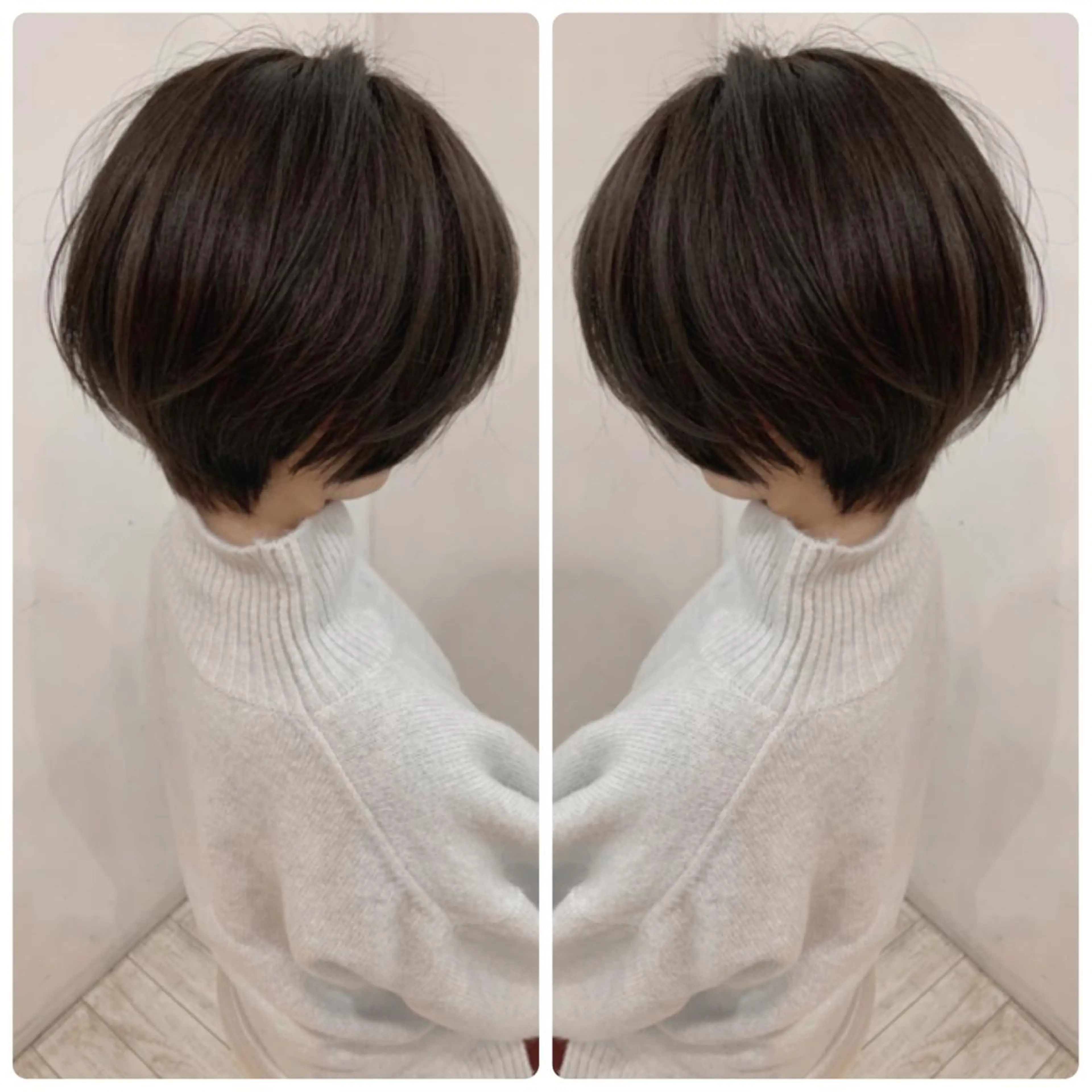 ショート カット トリートメント 京都大人女性ショート 徒歩1分/秋山のヘアスタイル