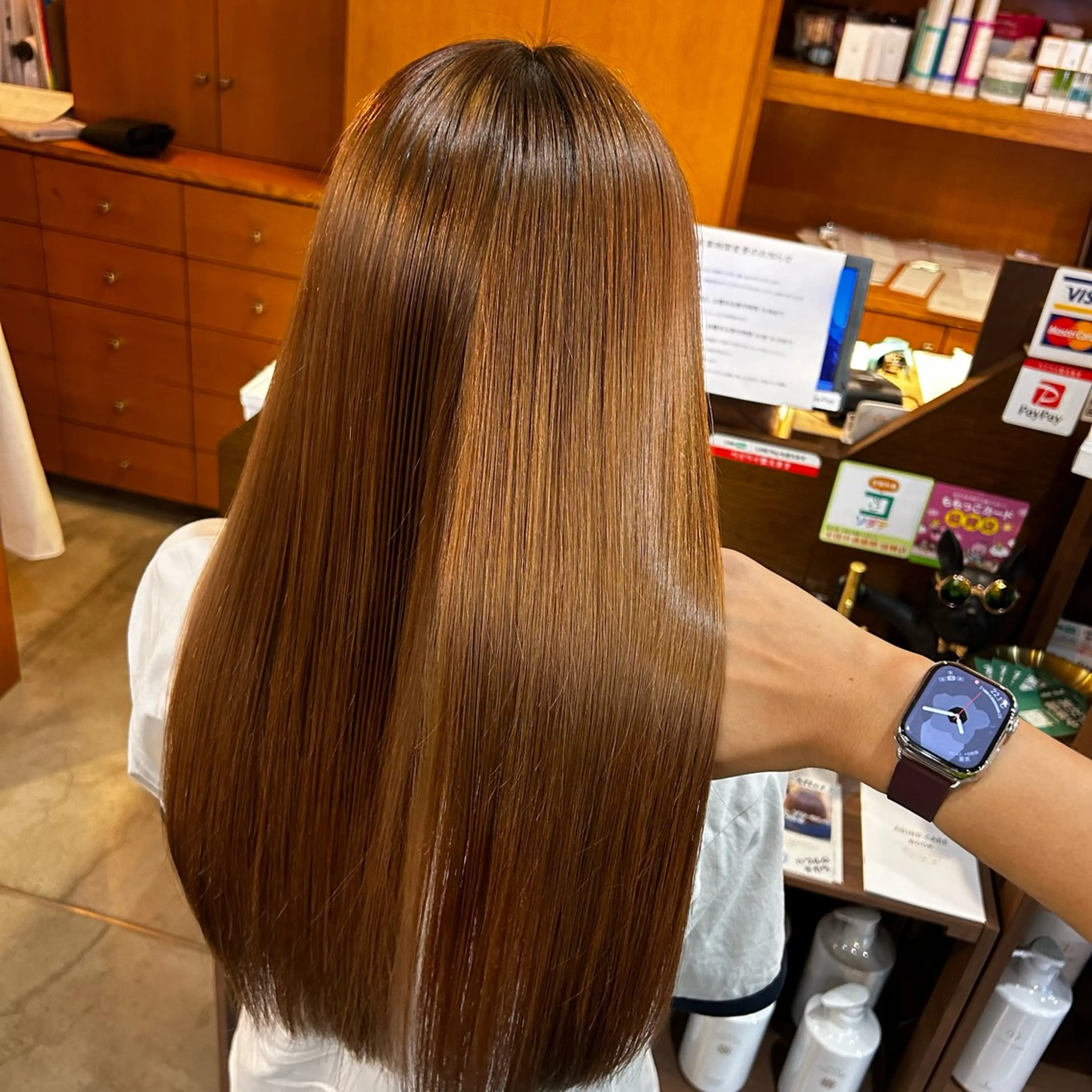 ロング カット 縮毛矯正 人気🌻《髪質改善》 平井 綾乃のヘアスタイル