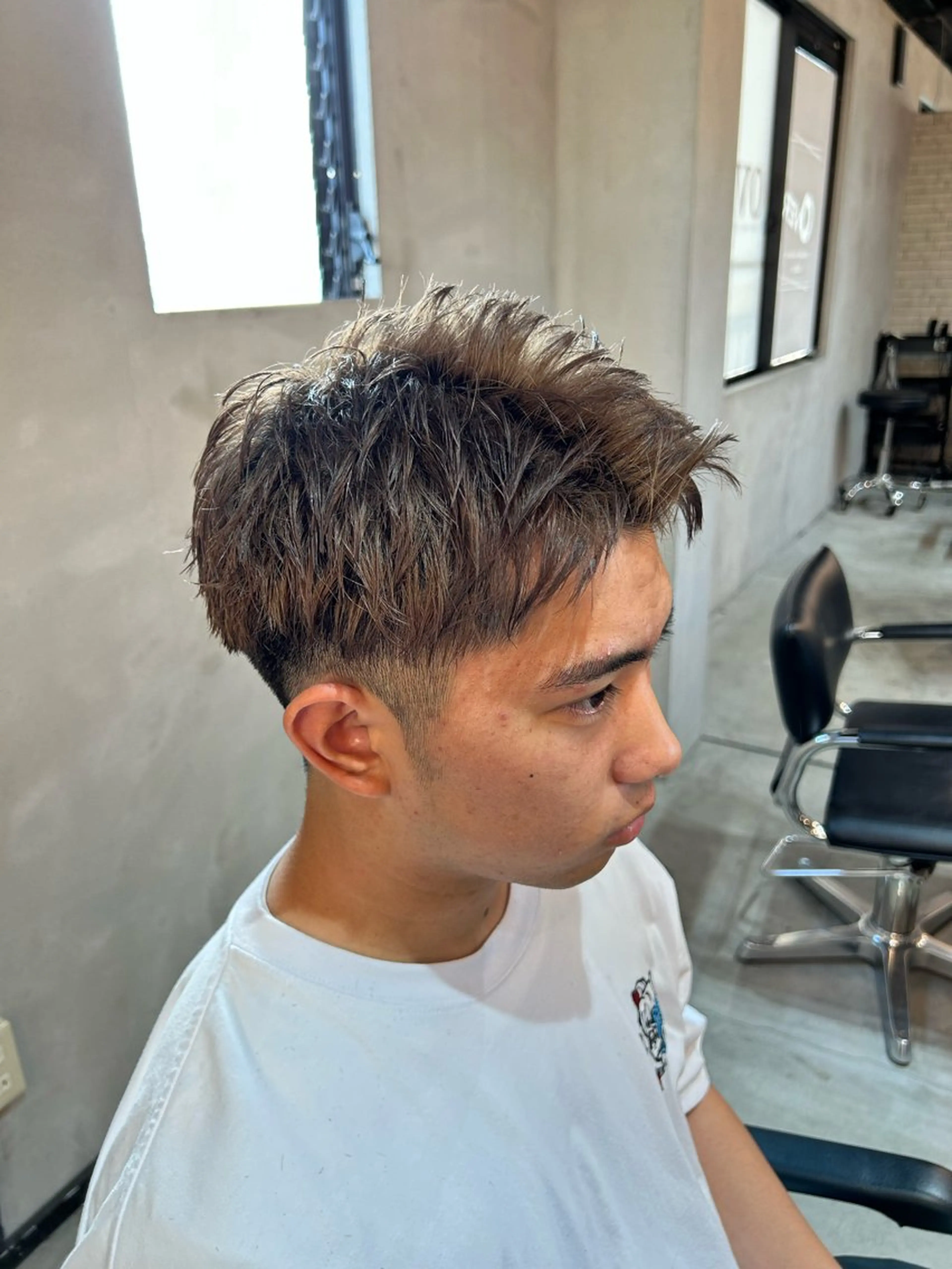 ショート メンズ 曲がる縮毛矯正 /ニュアンス/結希のヘアスタイル