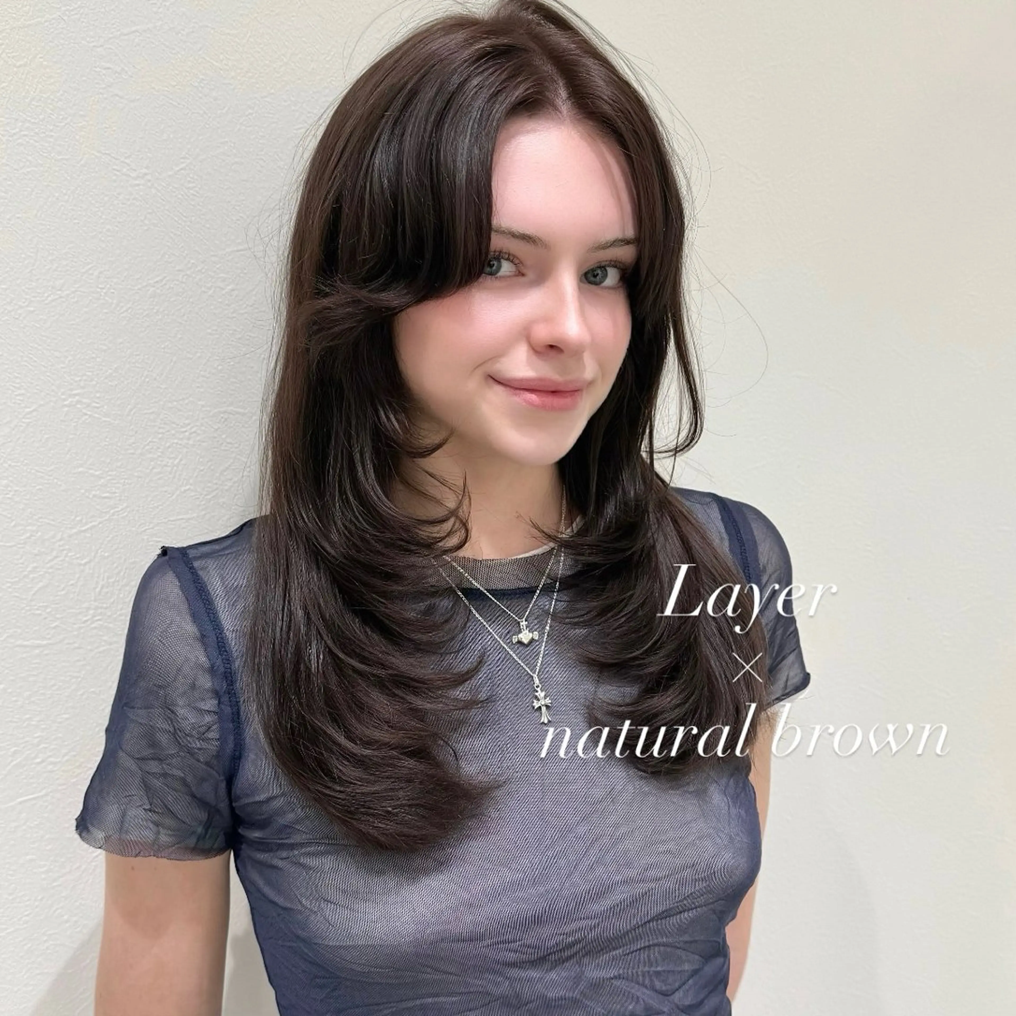 セミロング 韓国𝐻𝑎𝑖𝑟 🇰🇷🖤ハラのヘアスタイル