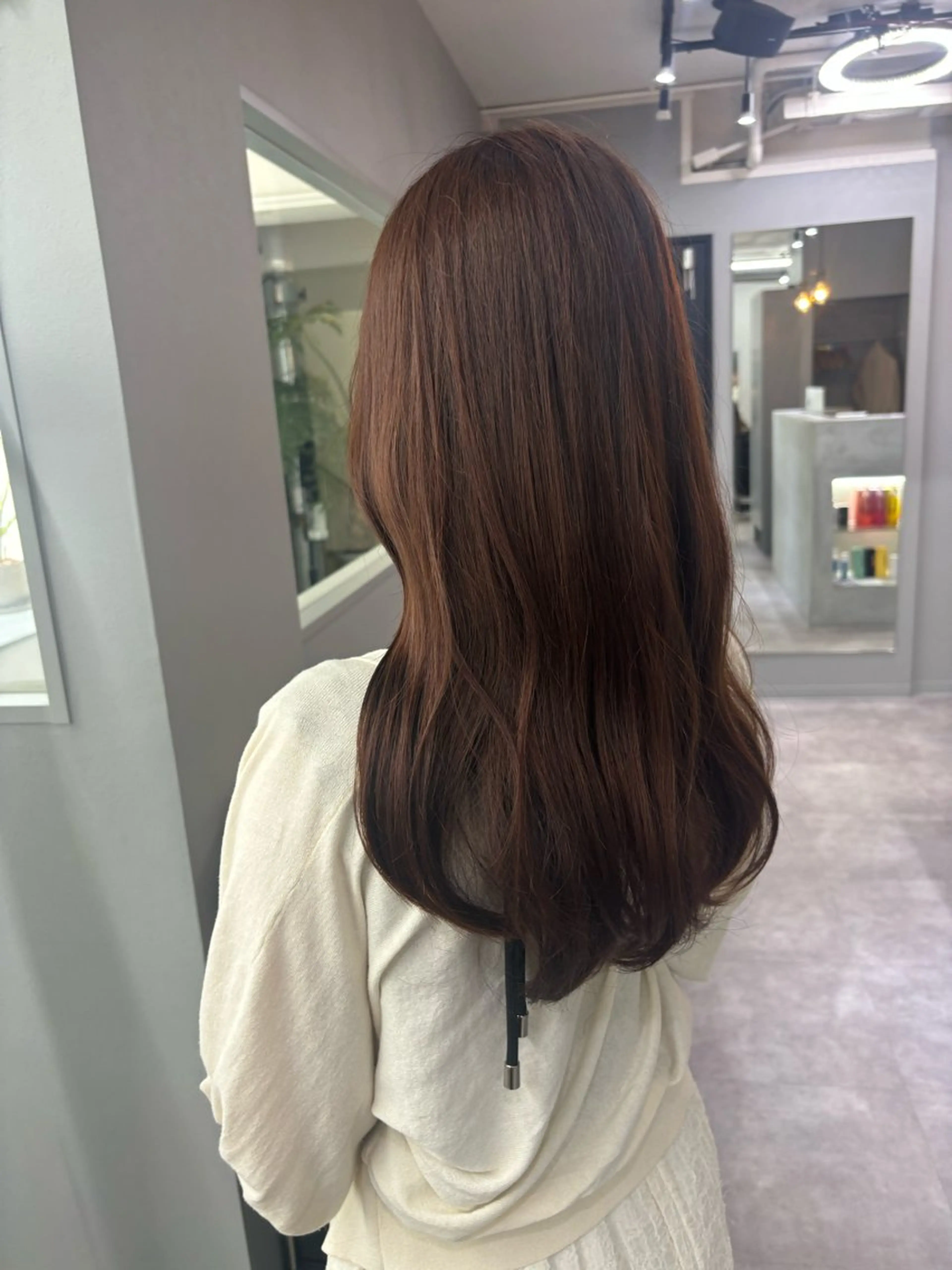 セミロング カラー ピンクカラー 似合わせ特化/ itta𓂃🫧‪のヘアスタイル