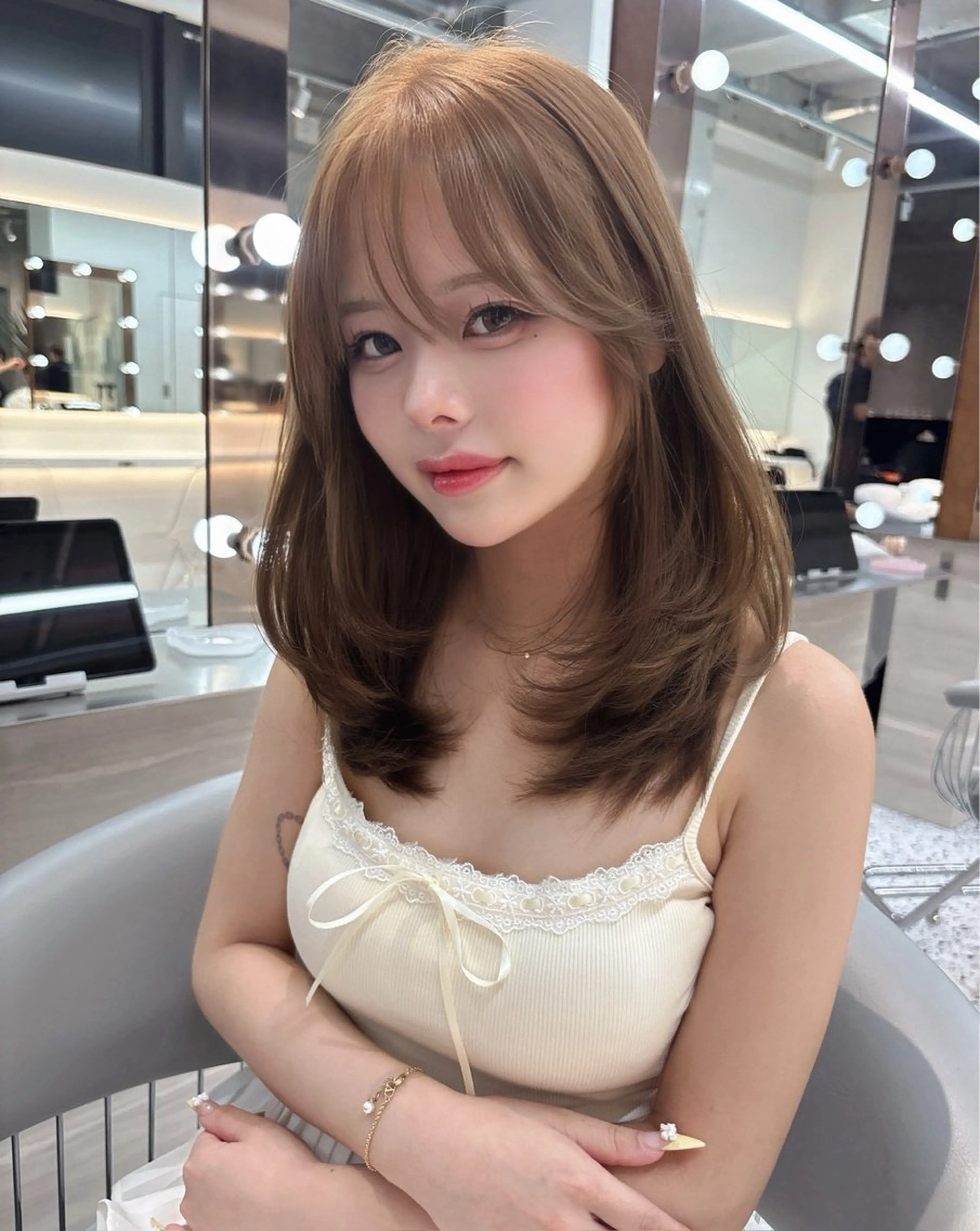 カラー 江口 瑠星のヘアスタイル