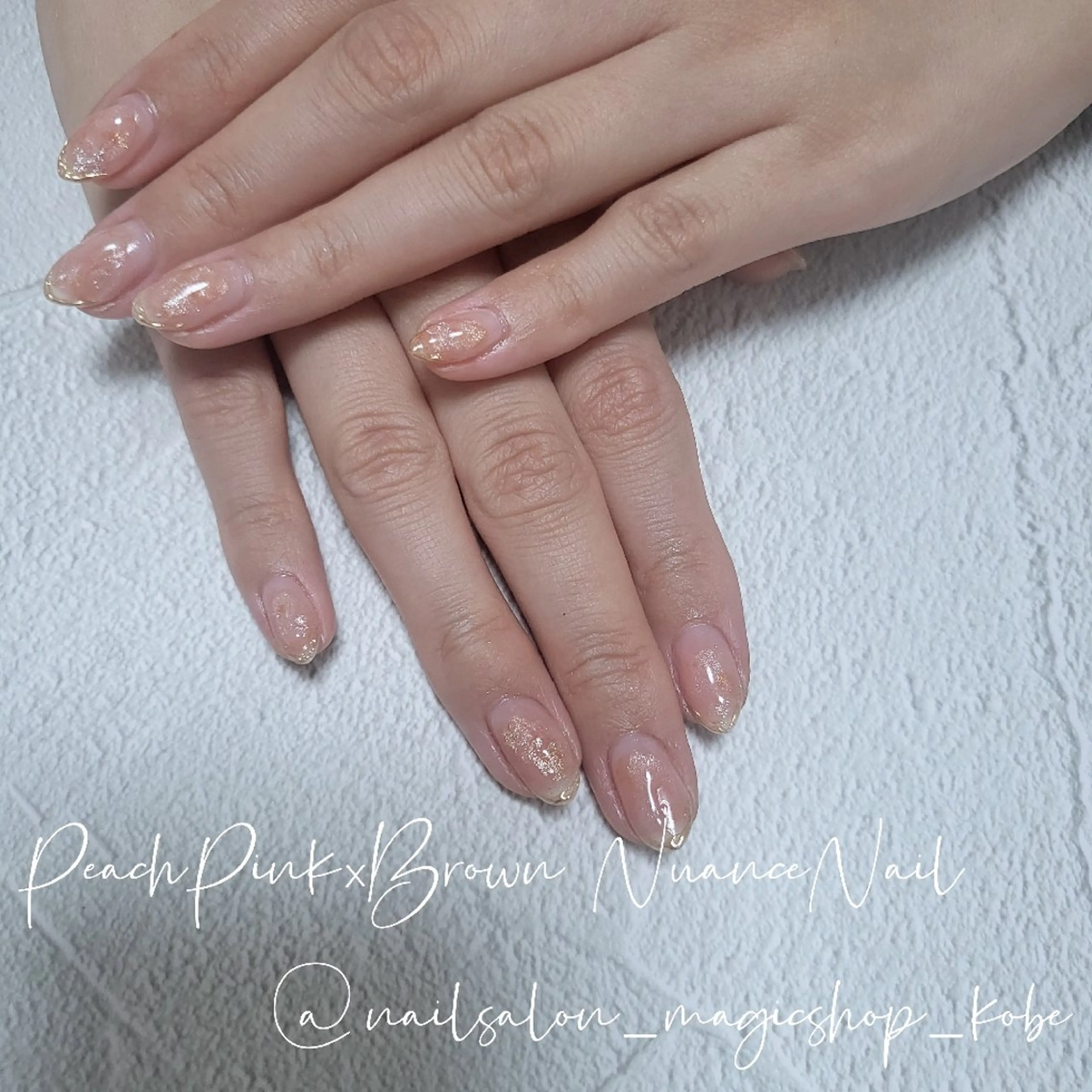 ネイル べっ甲ネイル クリアネイル ジェルネイル ゴールド キラキラネイル ハンドネイル Nailsalon MagicShopのネイルデザイン