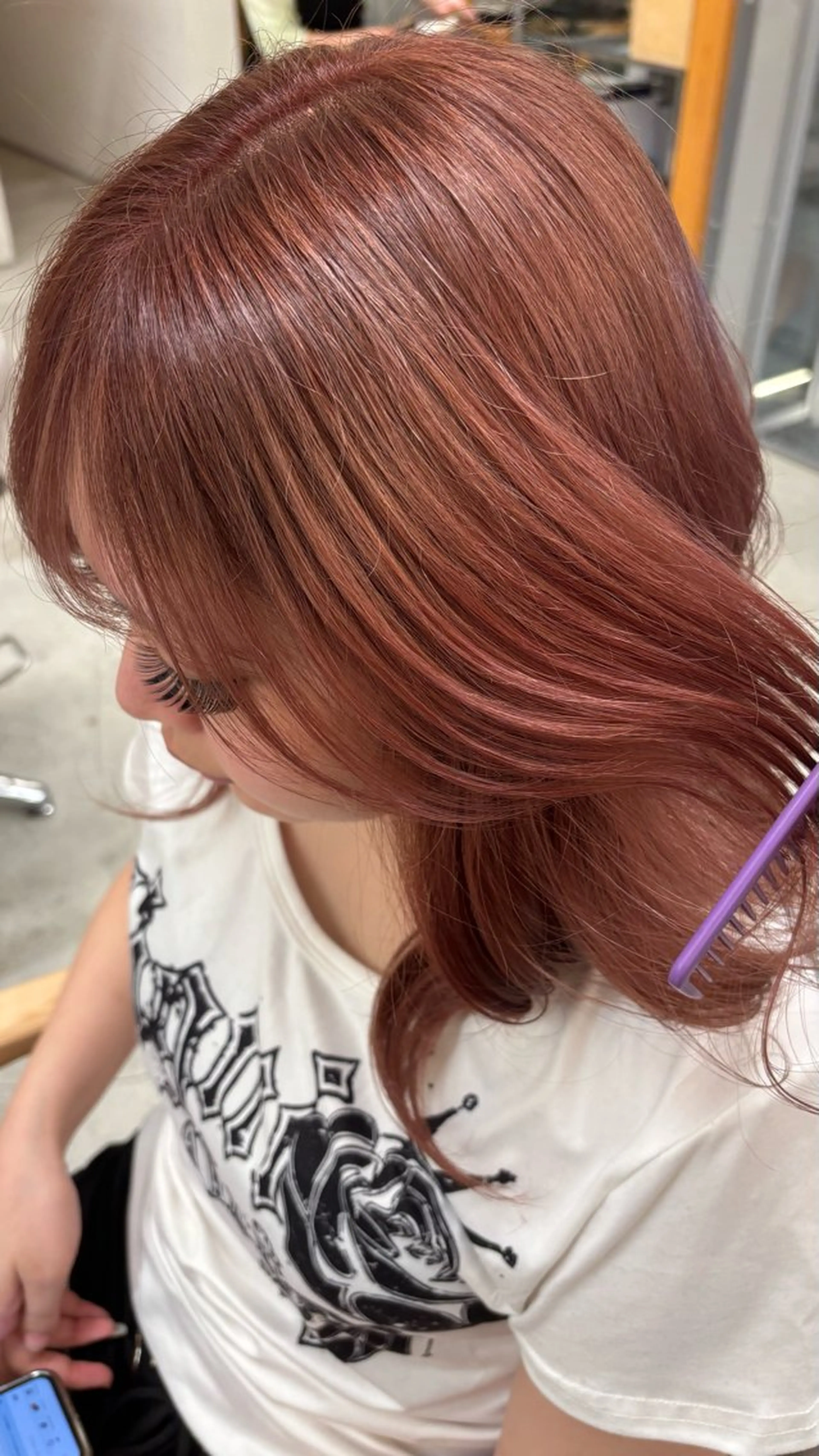 カラー ヘアカラー TEMIL HAIR 彩香のヘアスタイル