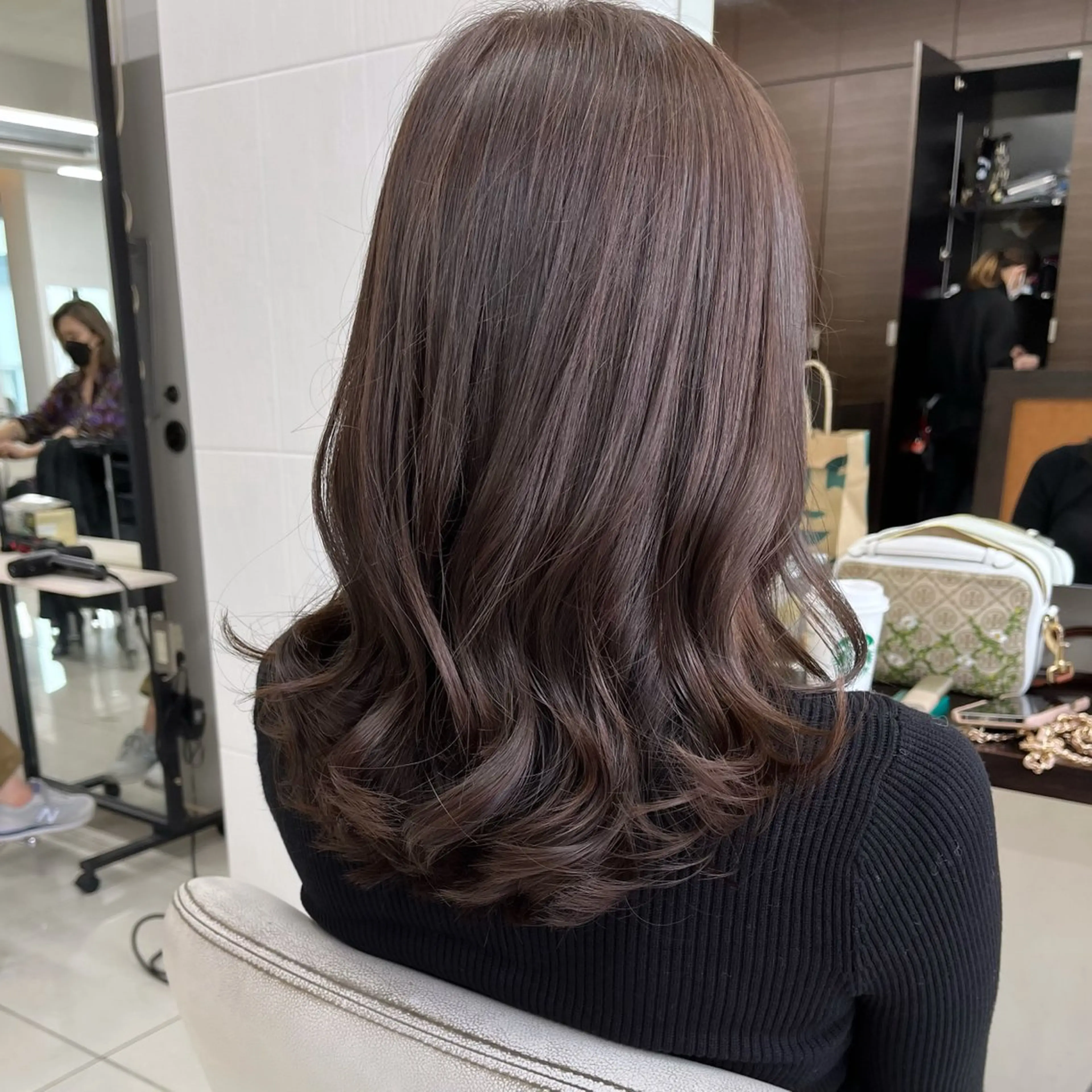 セミロング カラー カット ヘアカラー トリートメント BOOTH share salon所属・ハタケヤマヨシキ ／BOOTHのヘアスタイル