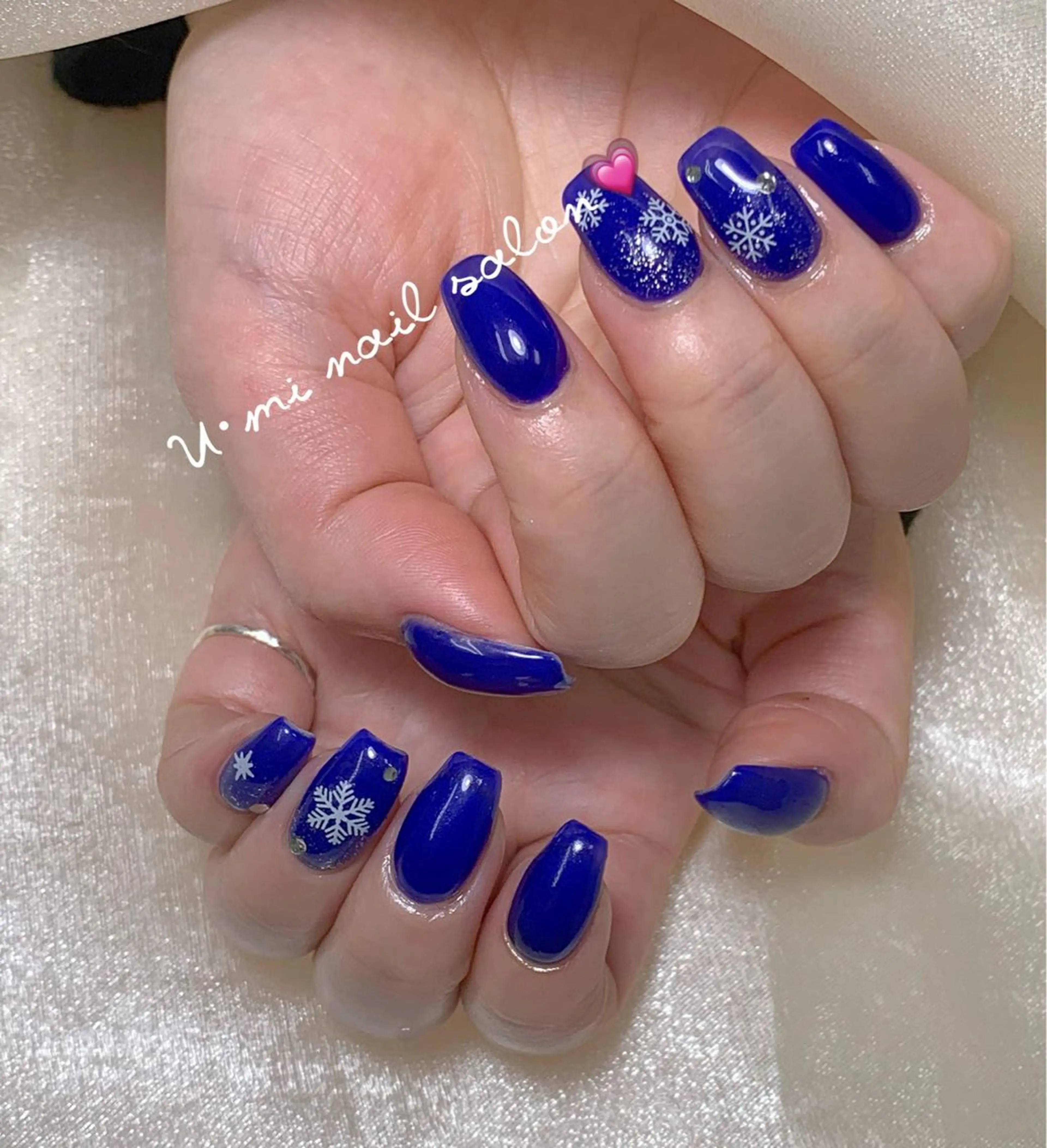 ネイル 持ち込み シンプルネイル ハンドネイル Ｕ·Mi nail salon所属・u・mi  上野御徒町パラジェルのネイルデザイン