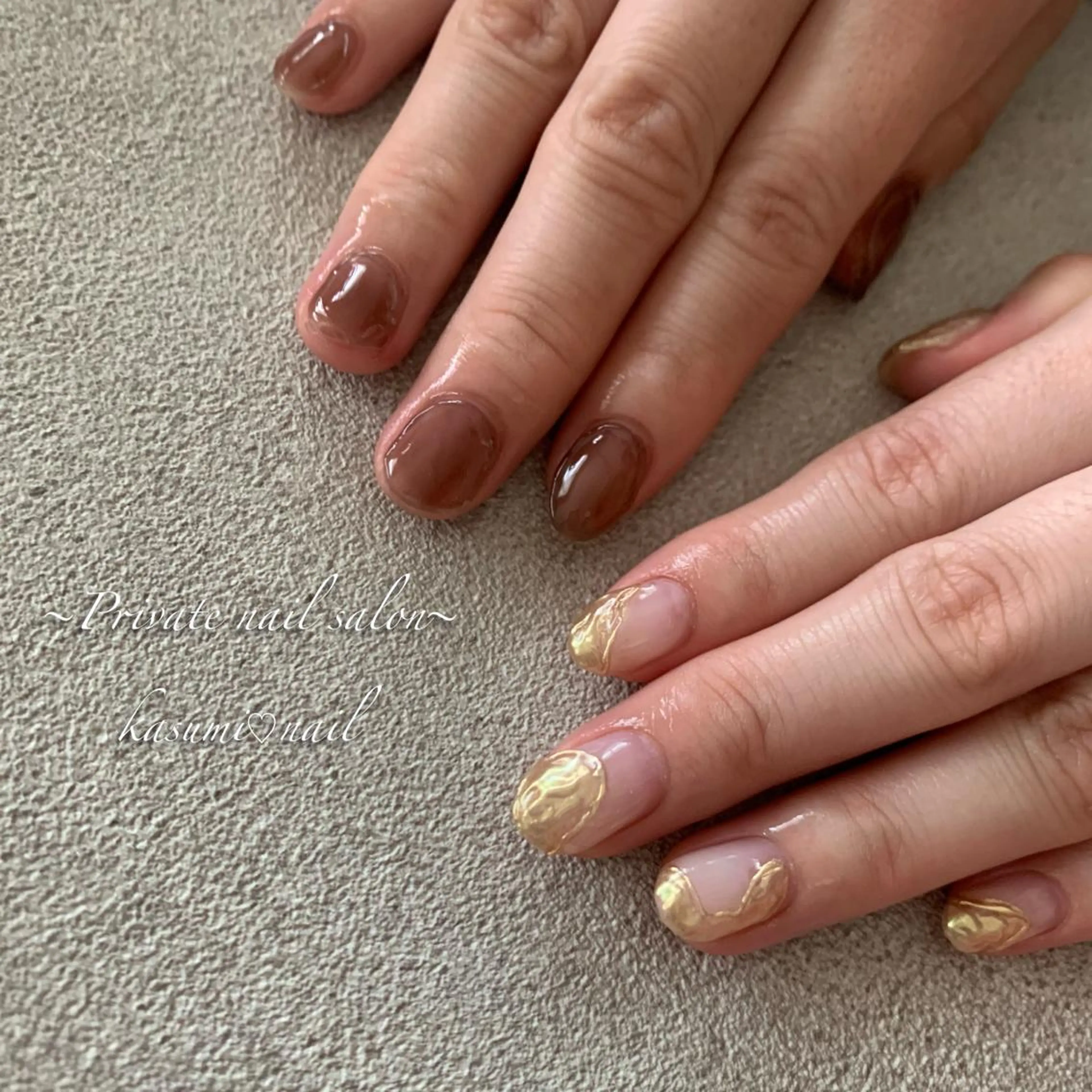 ネイル ラメ(グリッター) マグネットネイル ミラーネイル ニュアンスネイル 冬ネイル KASUMI♡ Nailのネイルデザイン