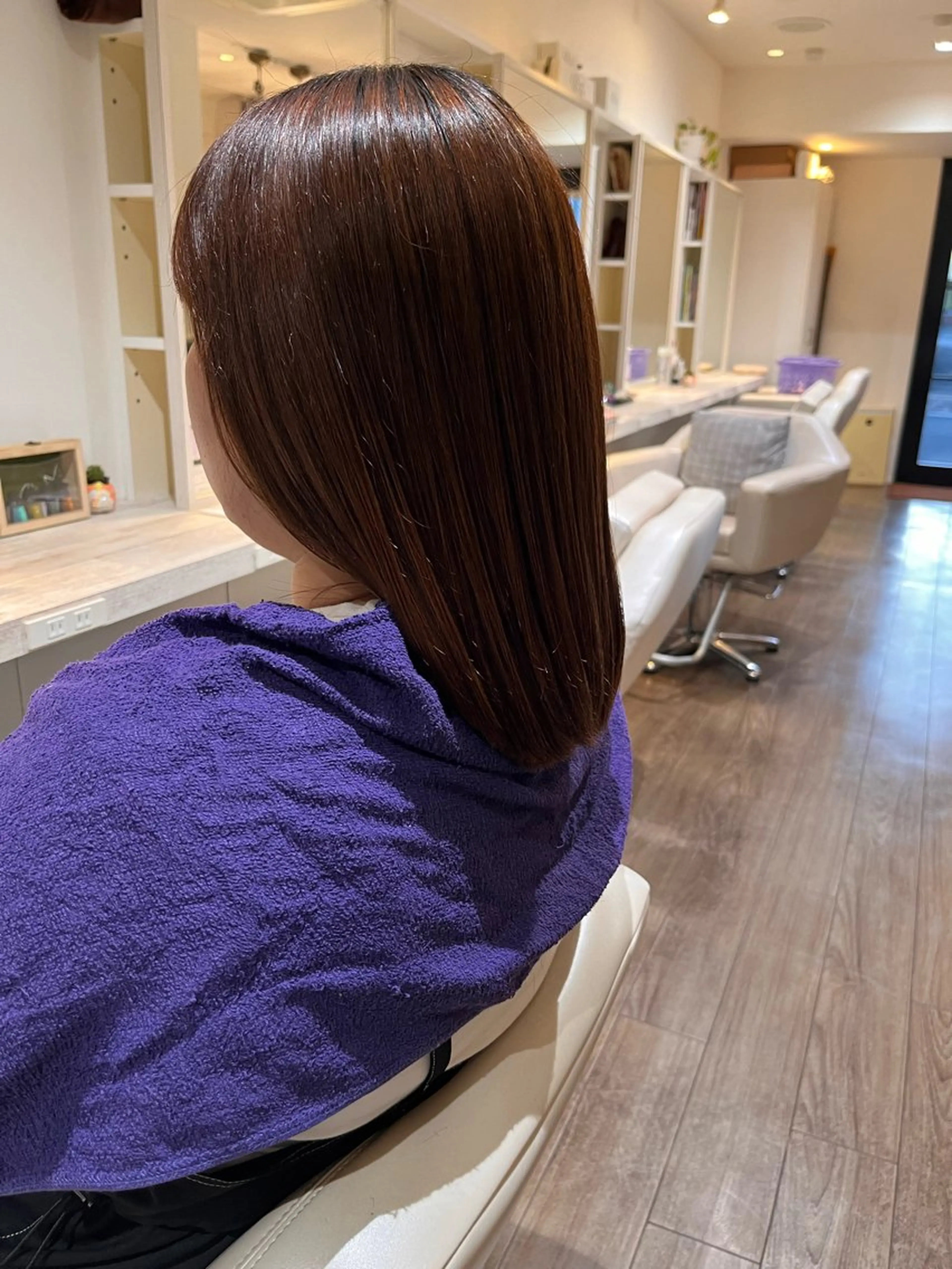 ミディアム 福本 好子のヘアスタイル